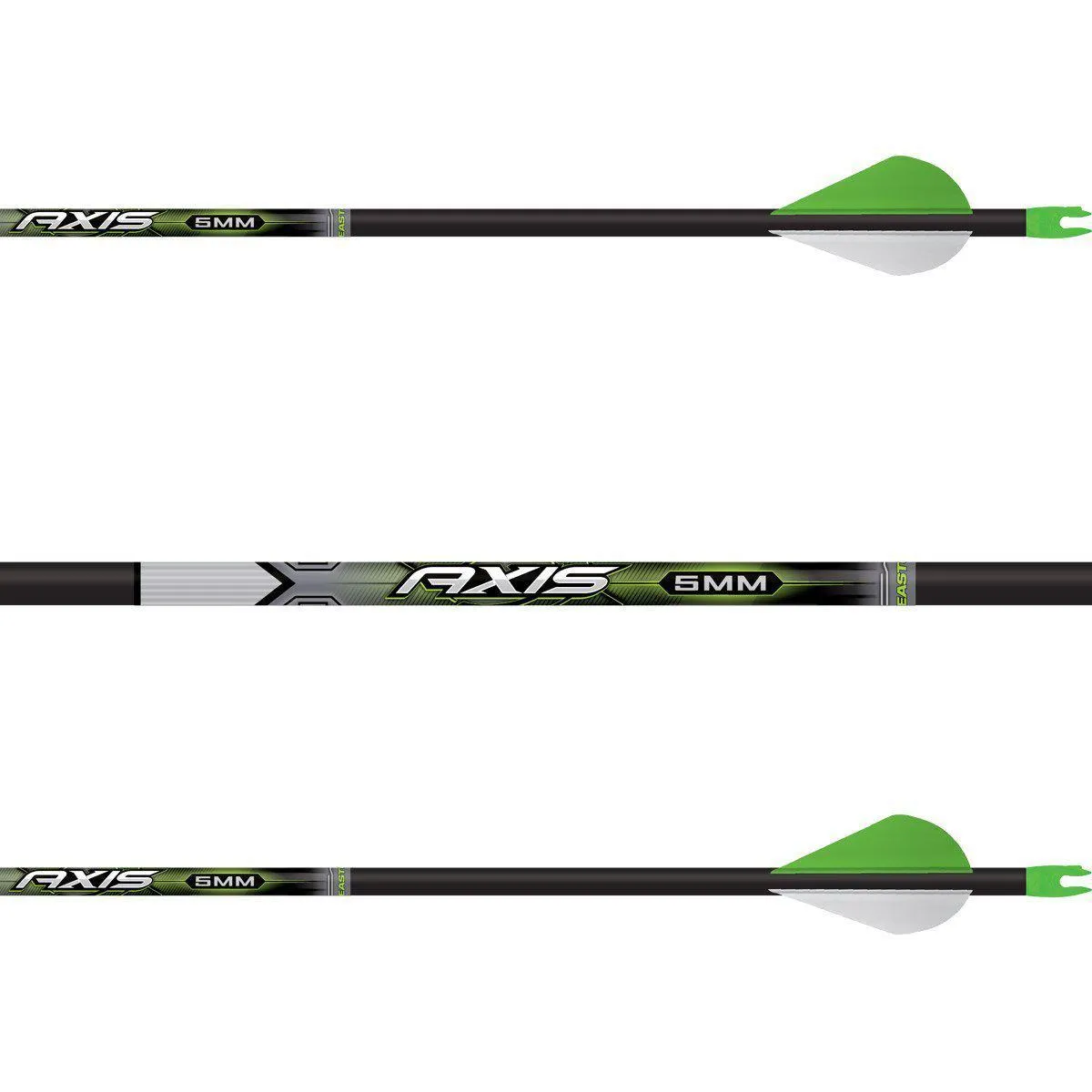 Easton Axis 5mm Arrow w/Half-Outs (Fletched w/Vanes)