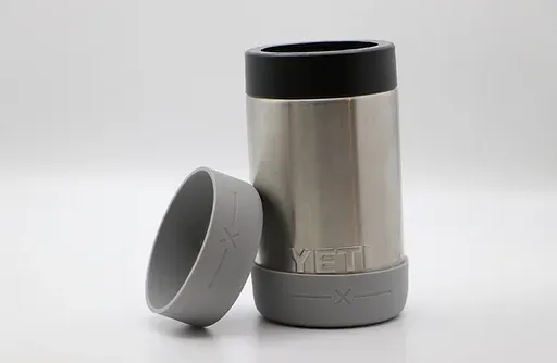 Essential Armour Silicon Yeti Bottle Protector - Grey - The Polished