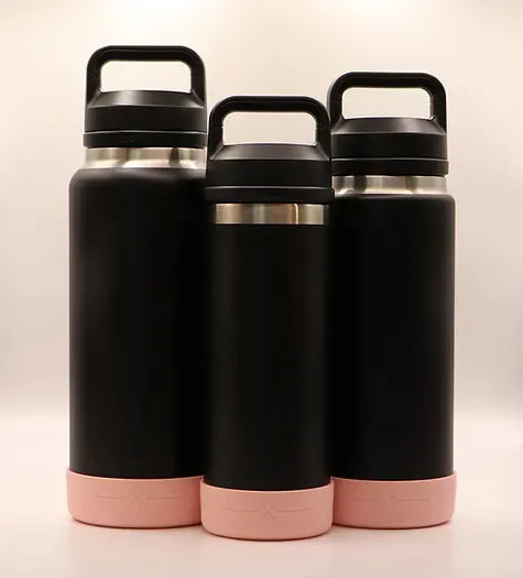 Essential Armour Silicon Yeti Bottle Protector - Pale Pink - The Cupcake