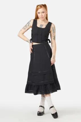 Fighting Evil Midi Skirt