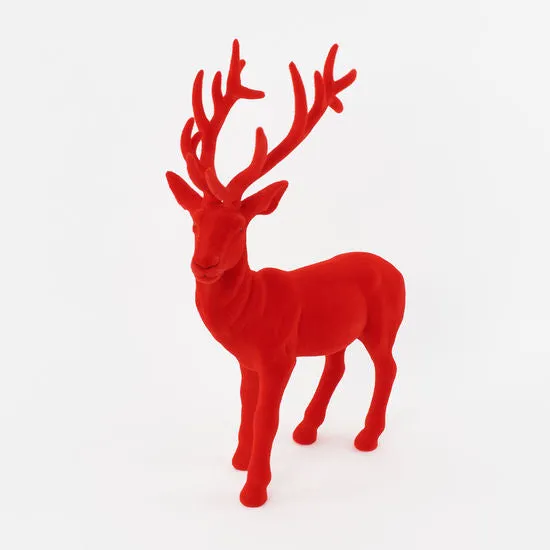 Flocked Red Deer