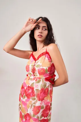 FLORAL MAXI DRESS