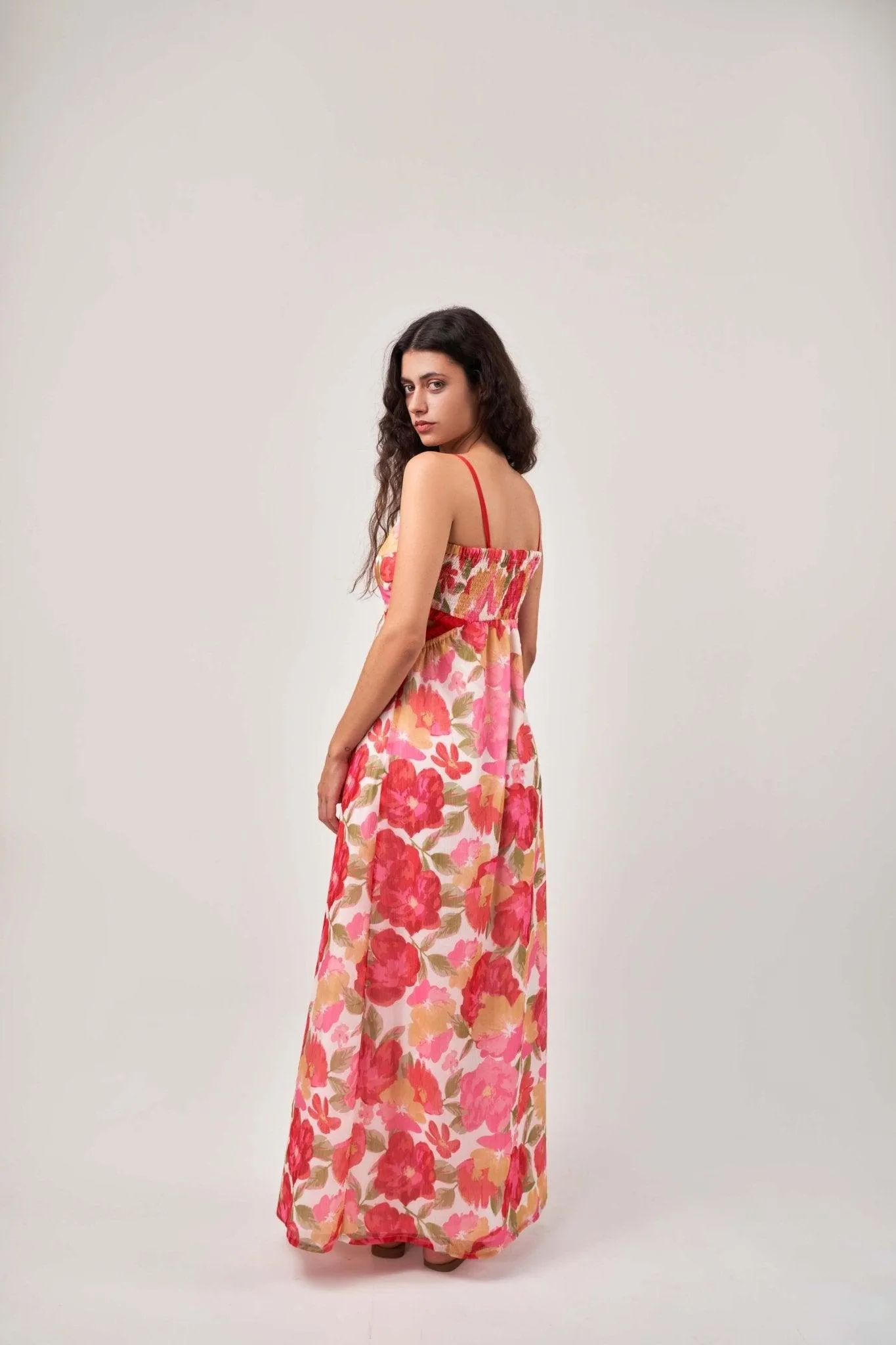 FLORAL MAXI DRESS