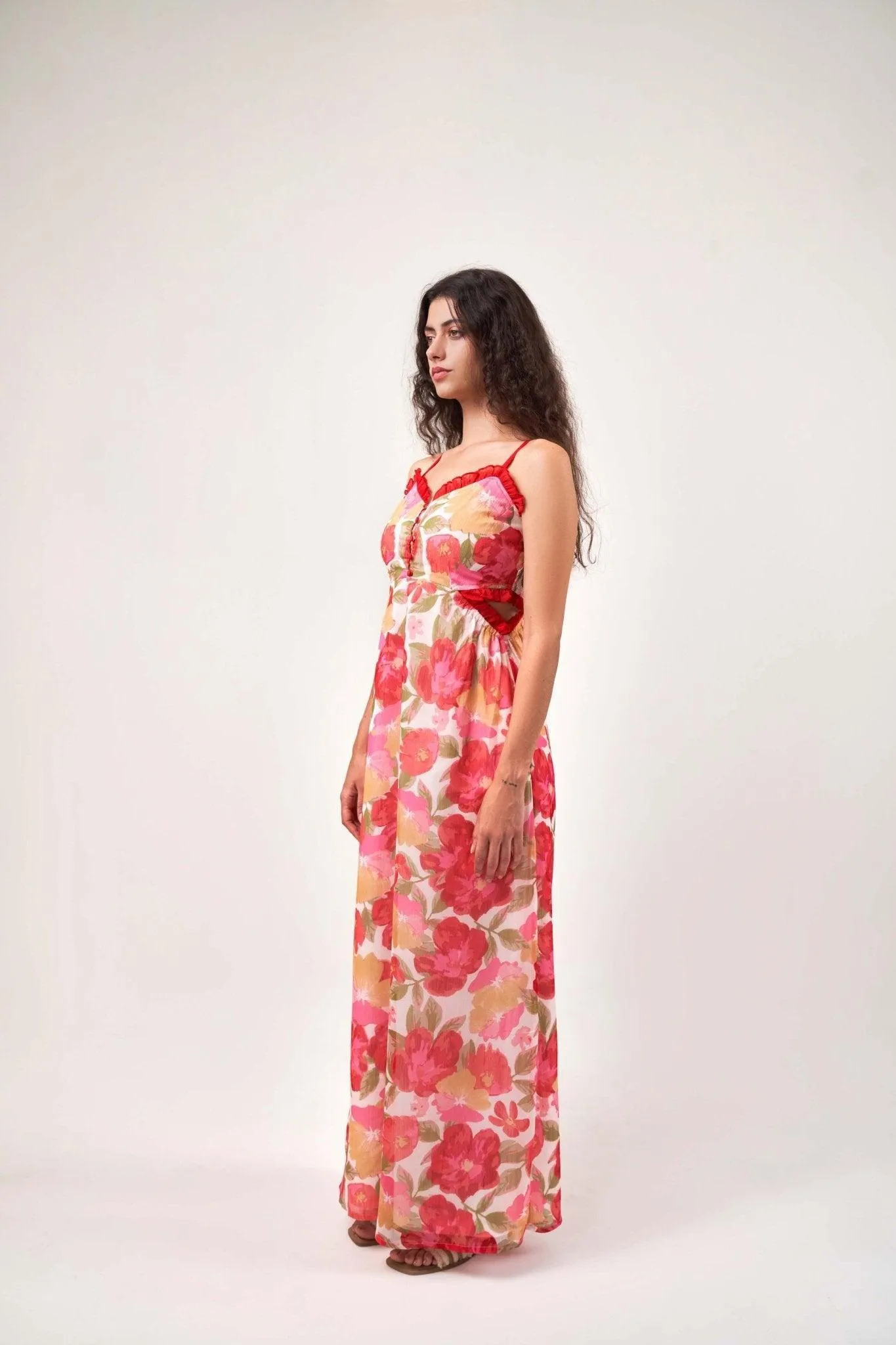 FLORAL MAXI DRESS