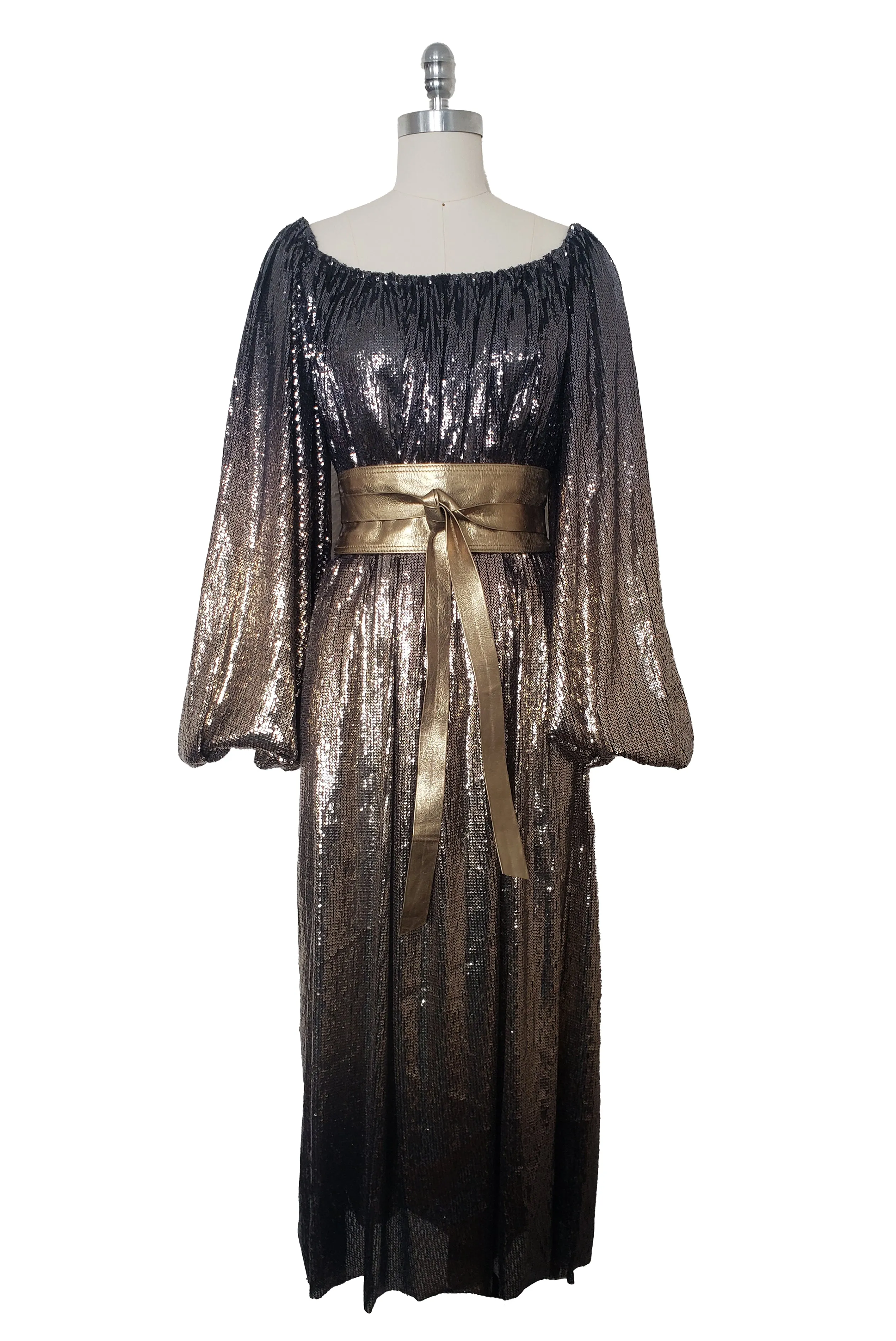 Florence Dress in Ombre Sequins