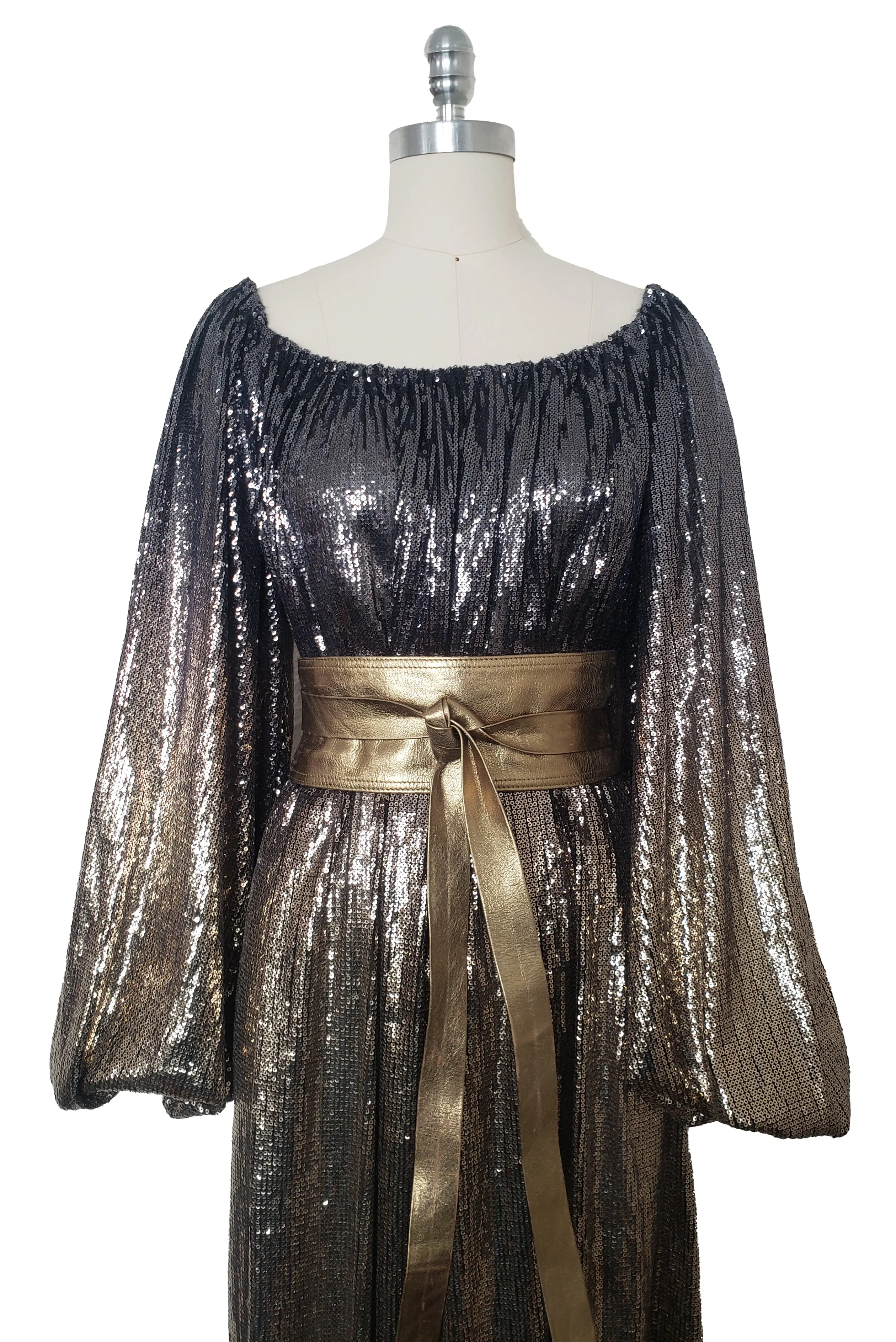 Florence Dress in Ombre Sequins