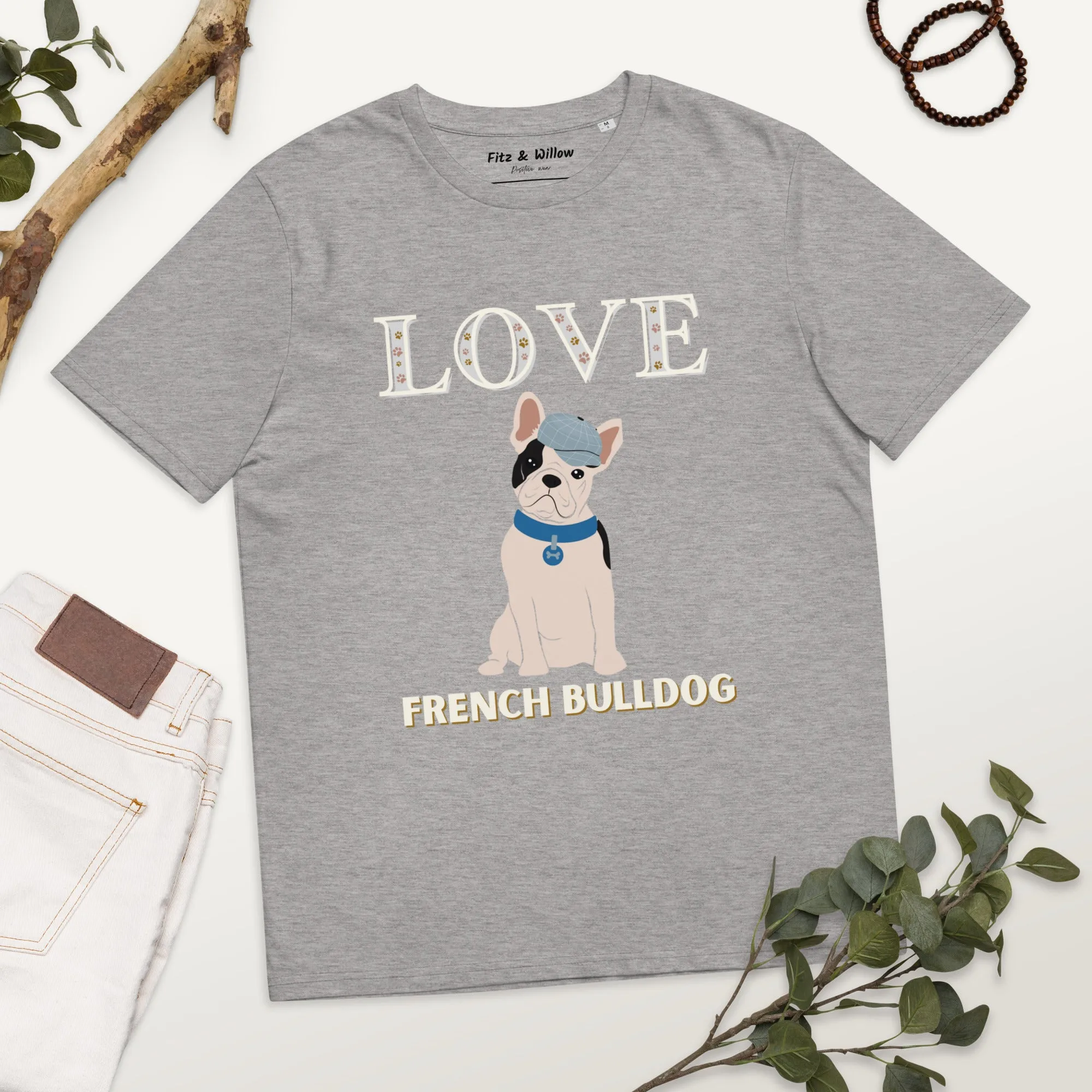French Bulldog organic cotton tee