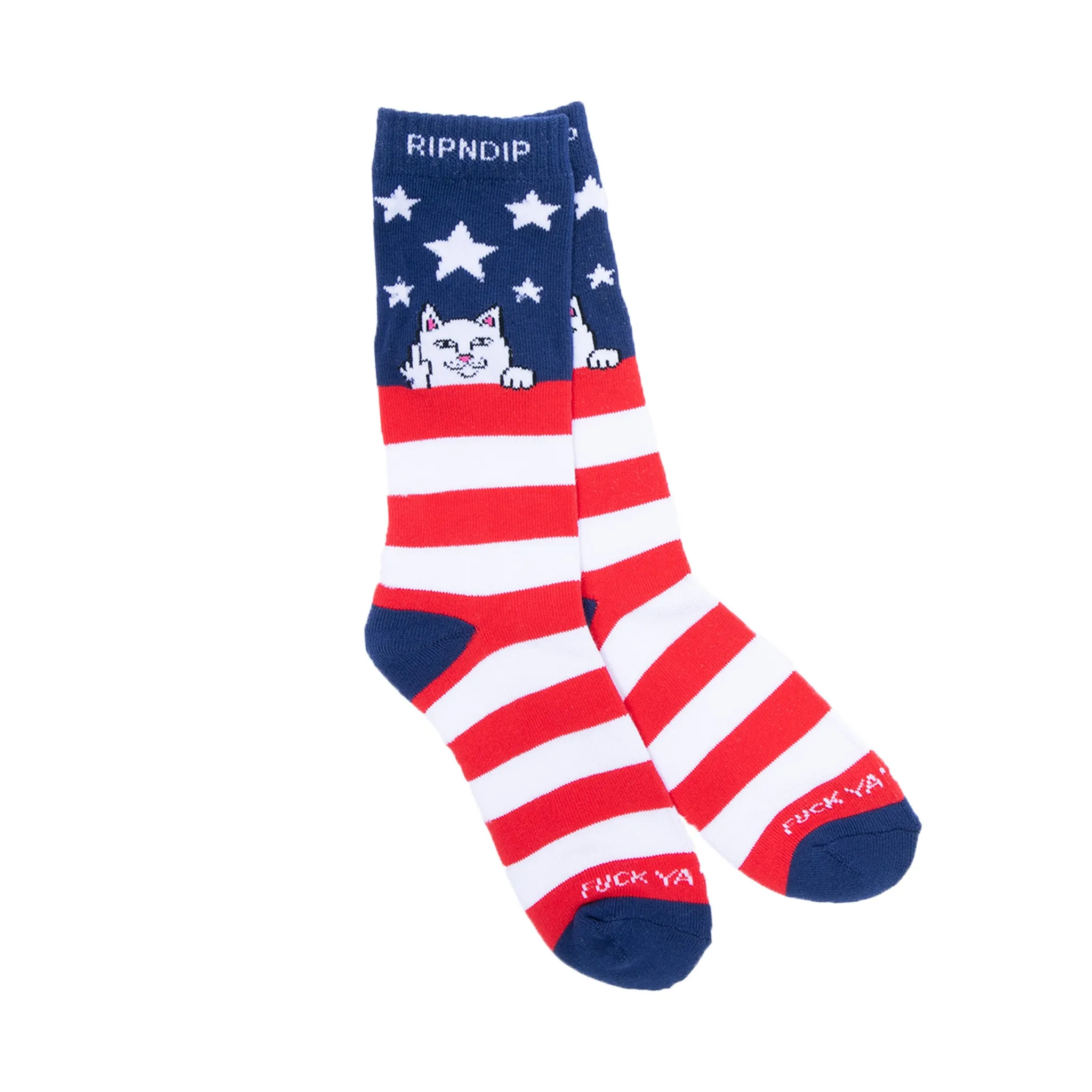 Fuck Ya Merca Socks (Red/White/Blue)