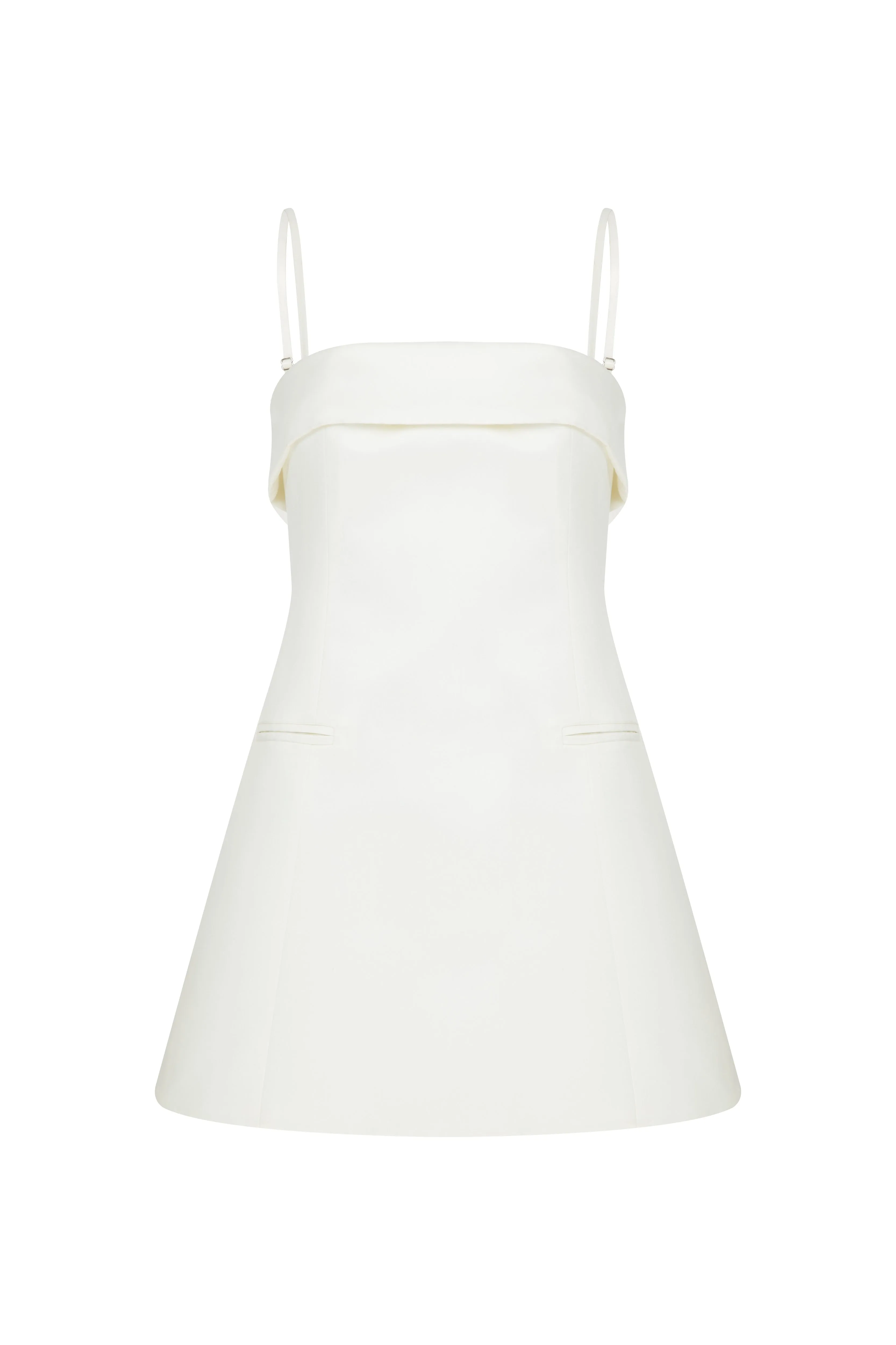 Gaia Mini Dress in Vanilla Ice