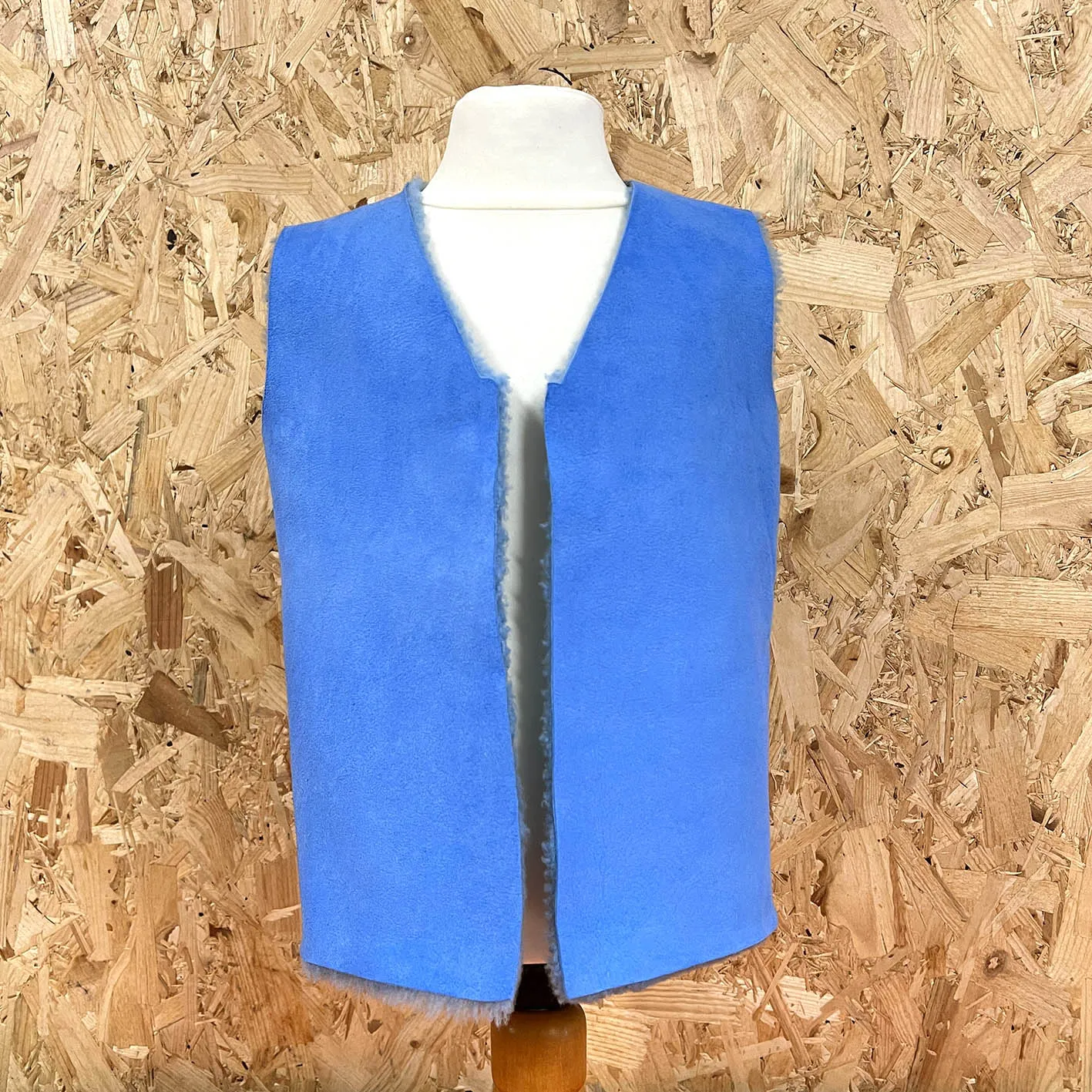 GAMZI KIDS' REVERSIBLE GILET / SKY BLUE
