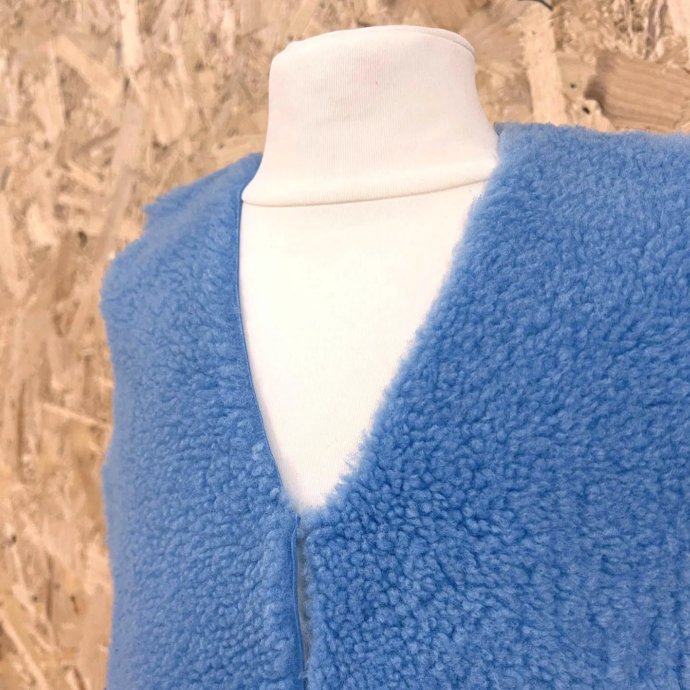 GAMZI KIDS' REVERSIBLE GILET / SKY BLUE