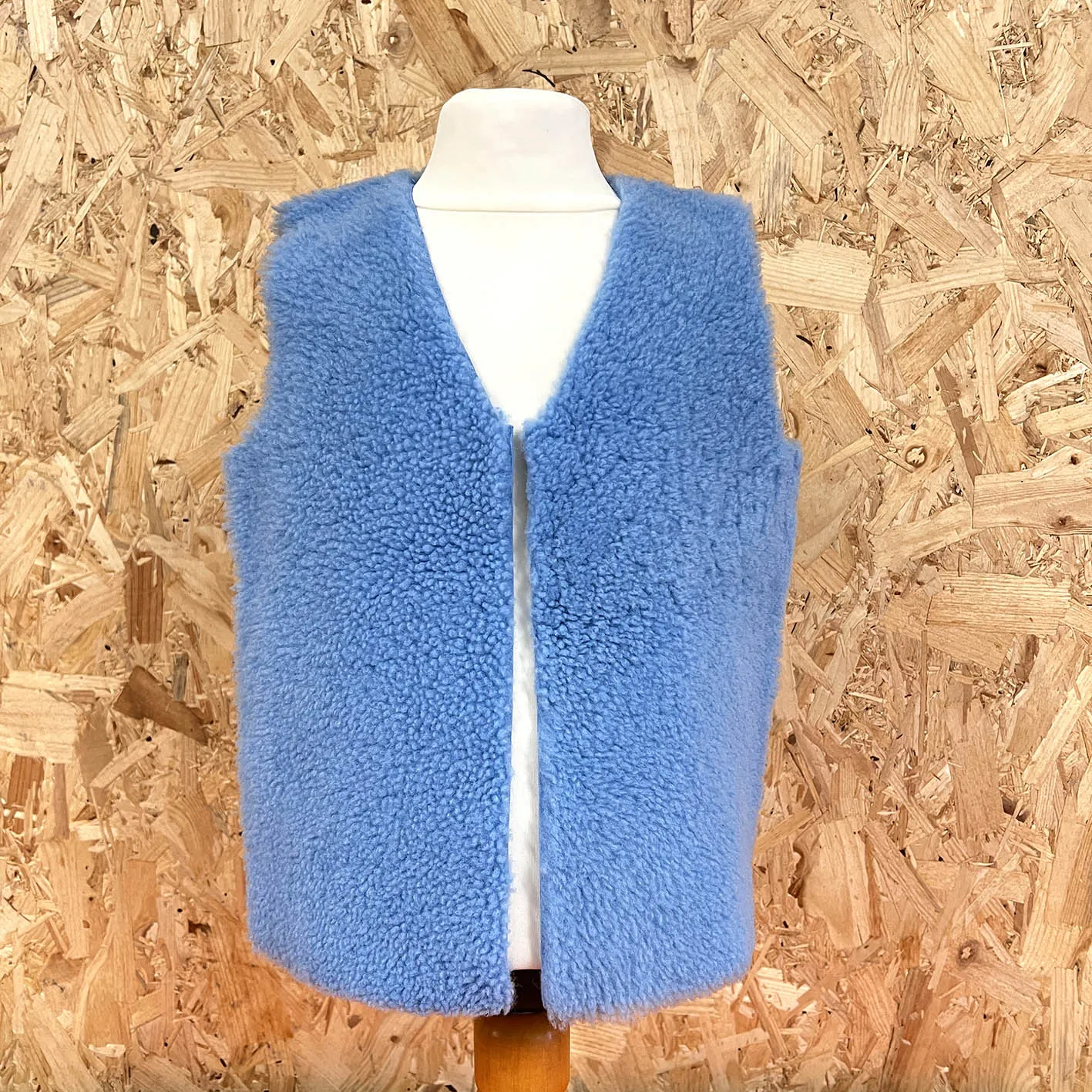 GAMZI KIDS' REVERSIBLE GILET / SKY BLUE
