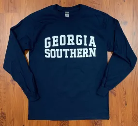 Georgia Southern Collegiate Arch Type Long Sleeve Tee
