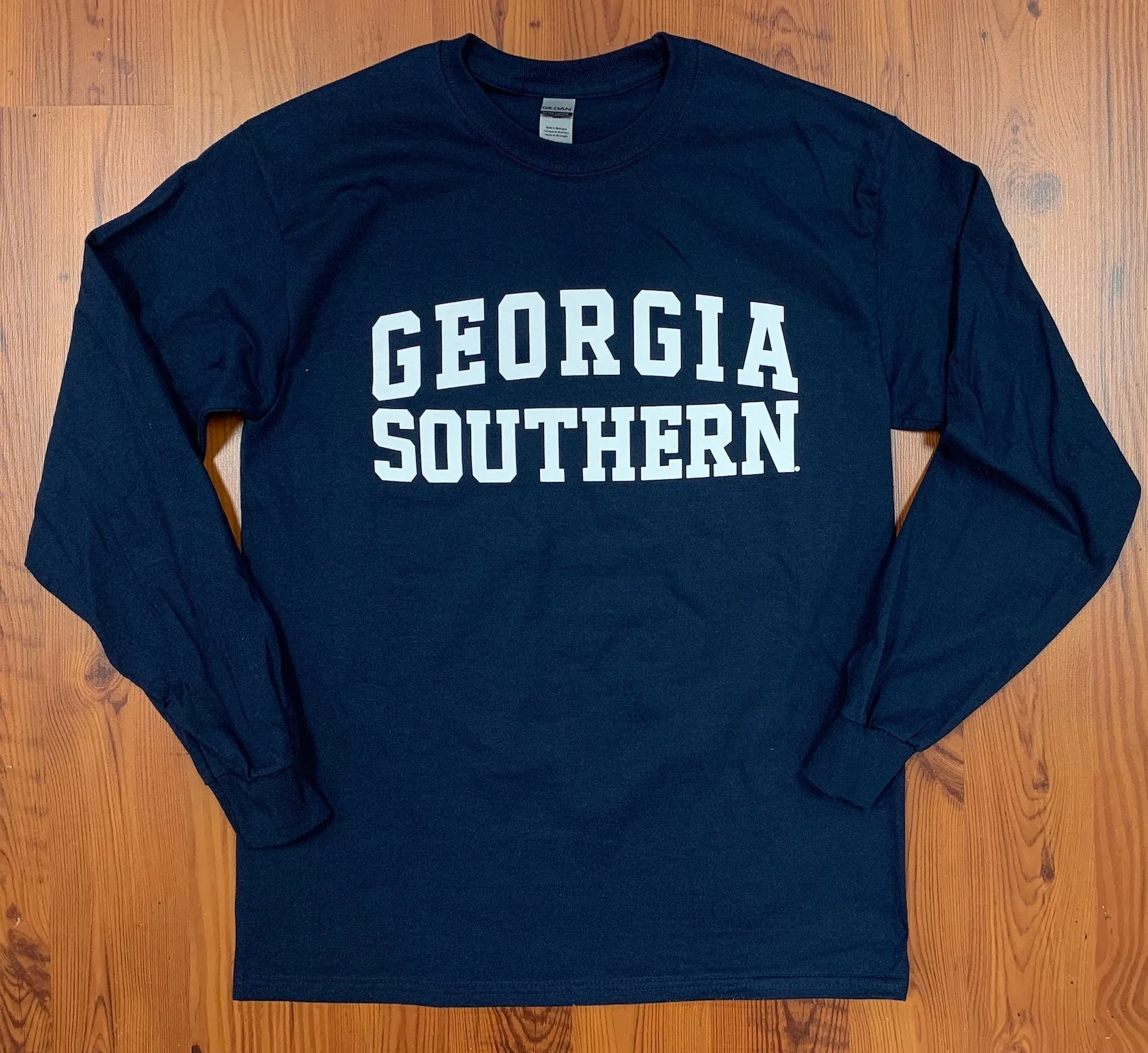 Georgia Southern Collegiate Arch Type Long Sleeve Tee