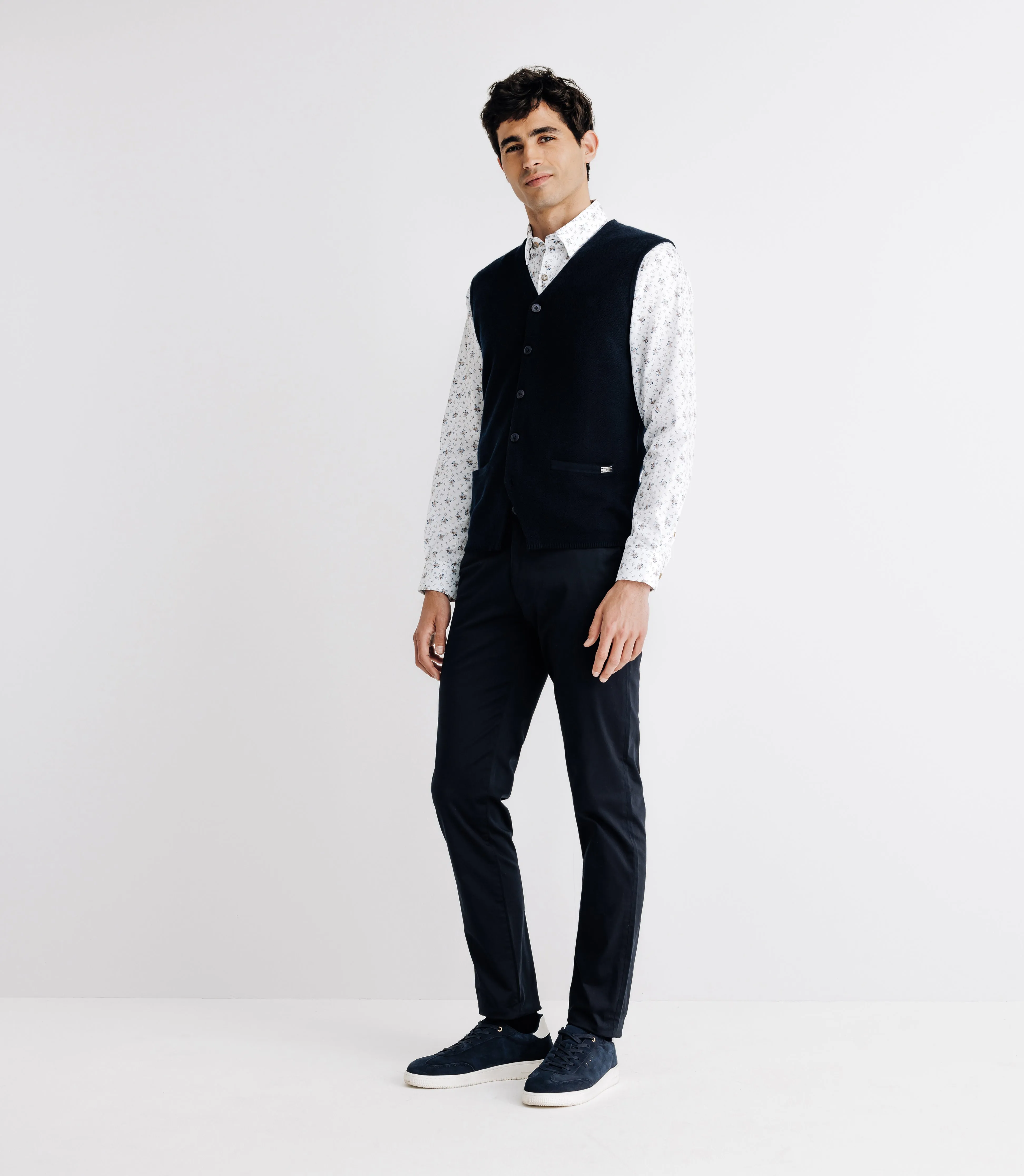 Gilet sans manches marine