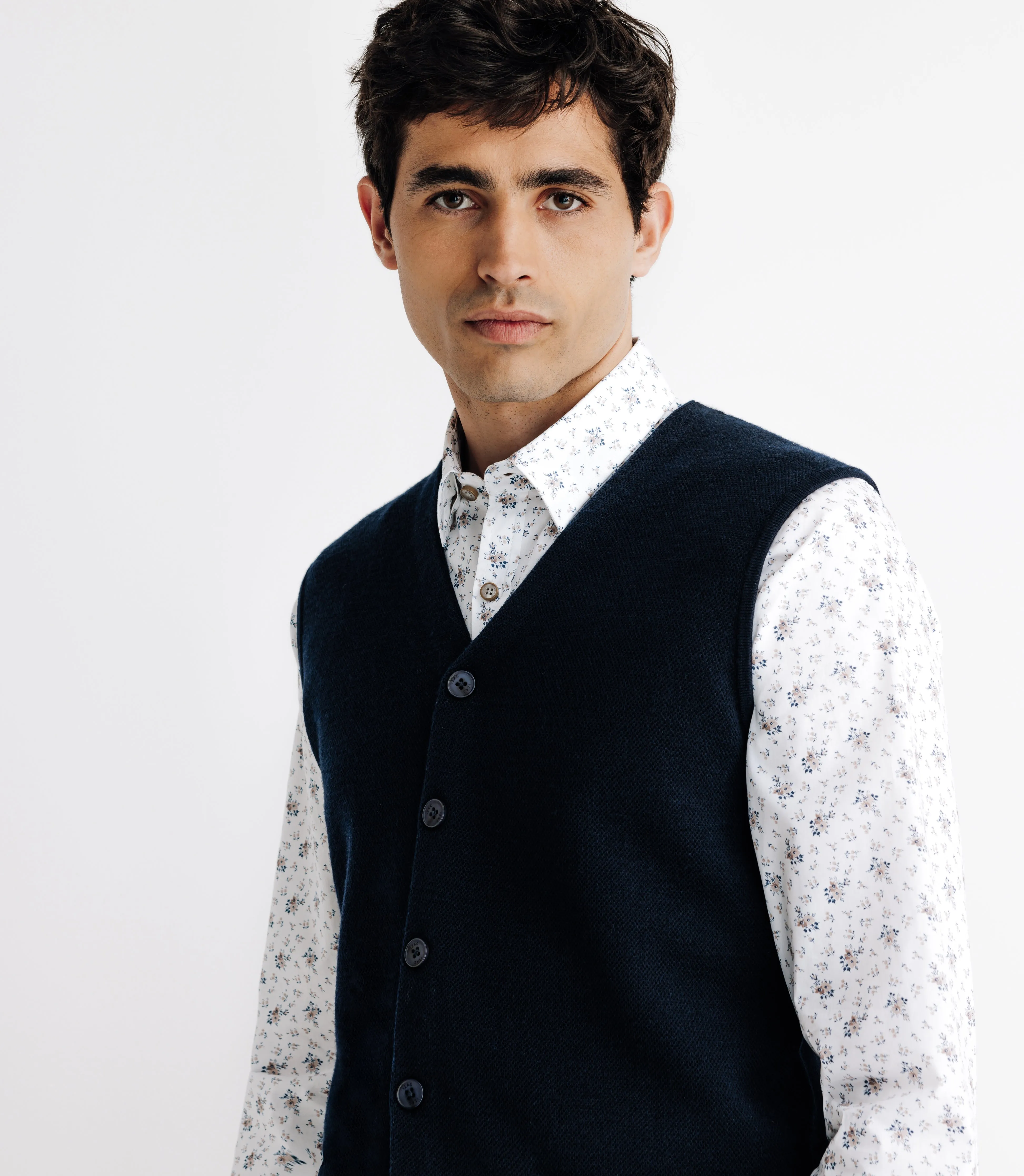 Gilet sans manches marine