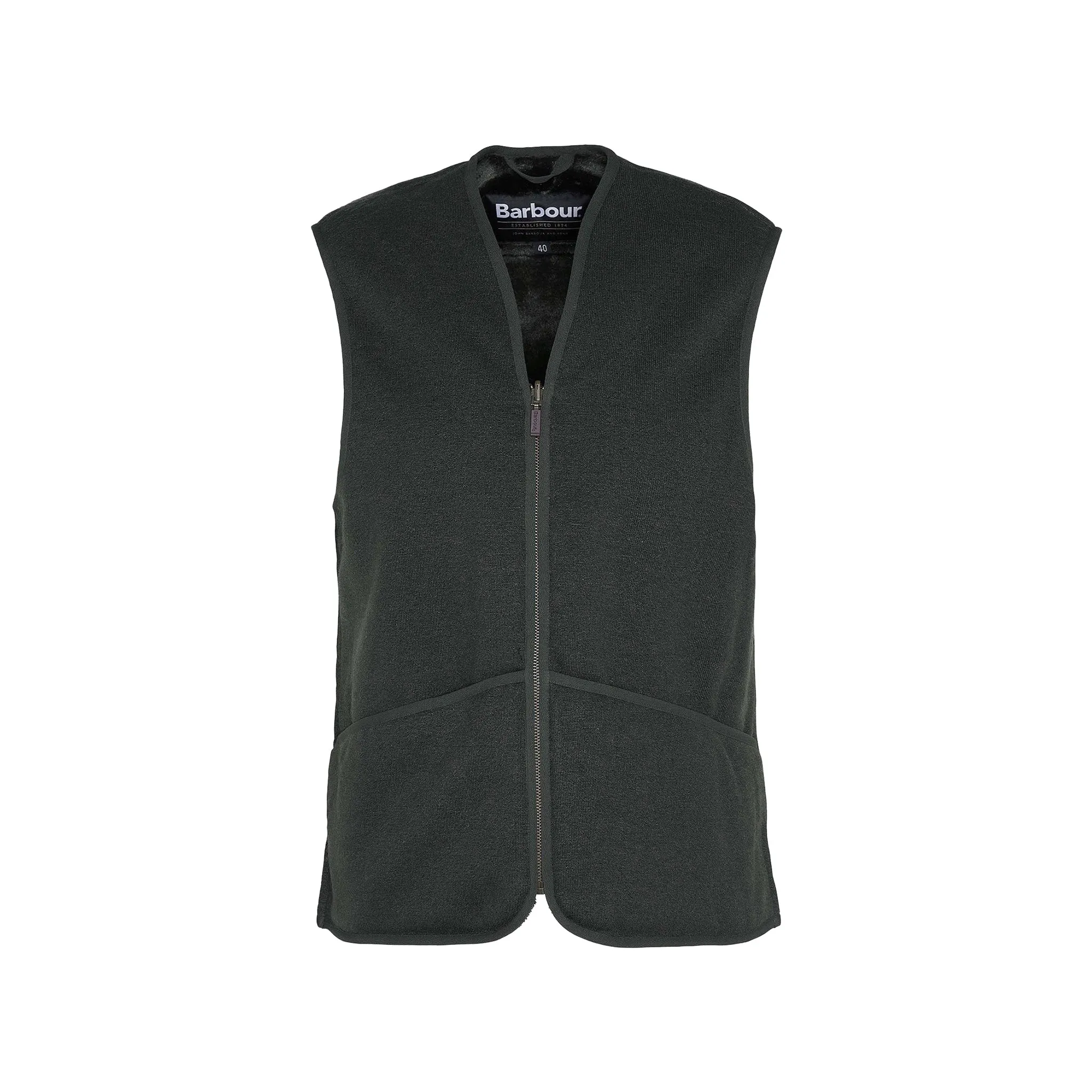 Gilet Uomo Verde in pile