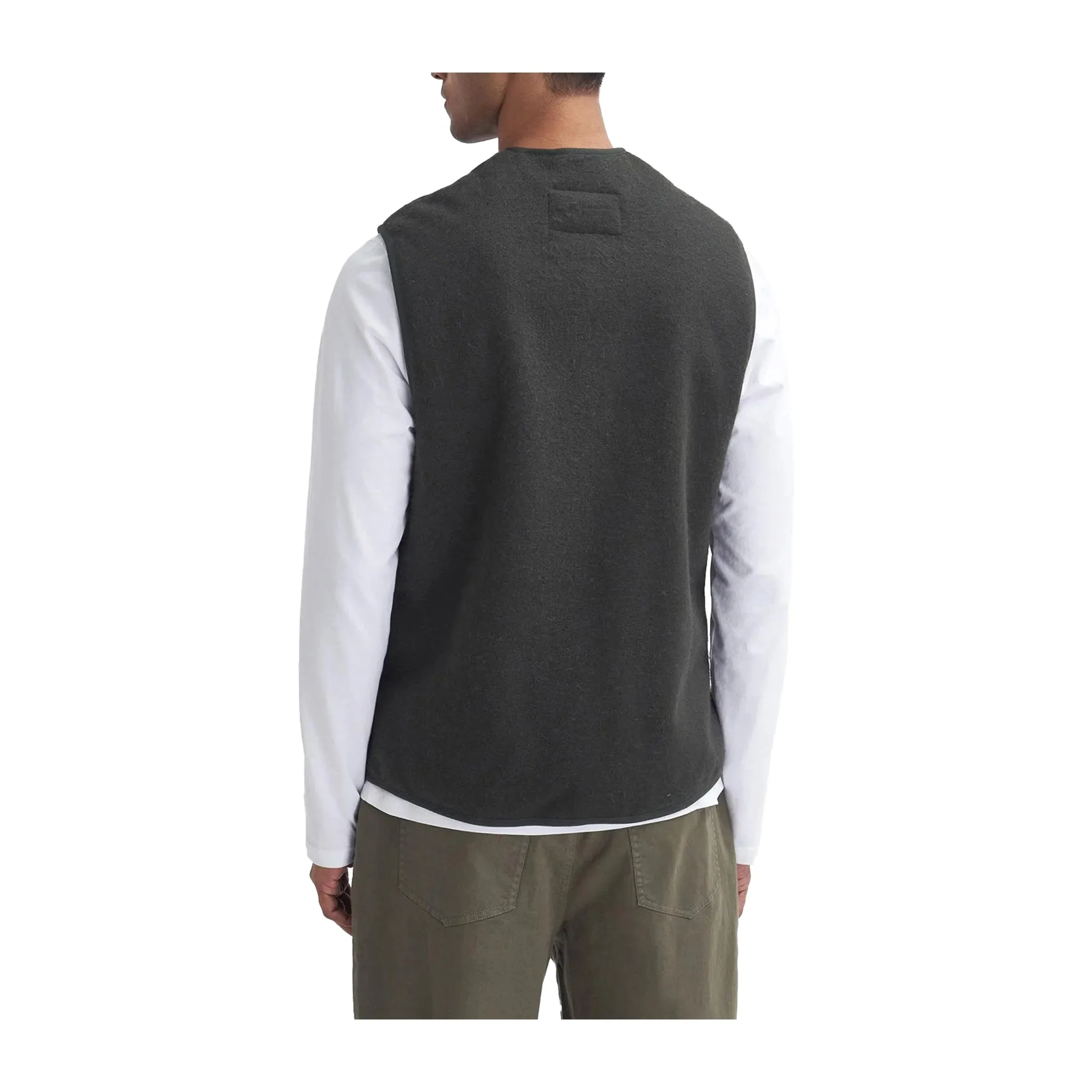 Gilet Uomo Verde in pile