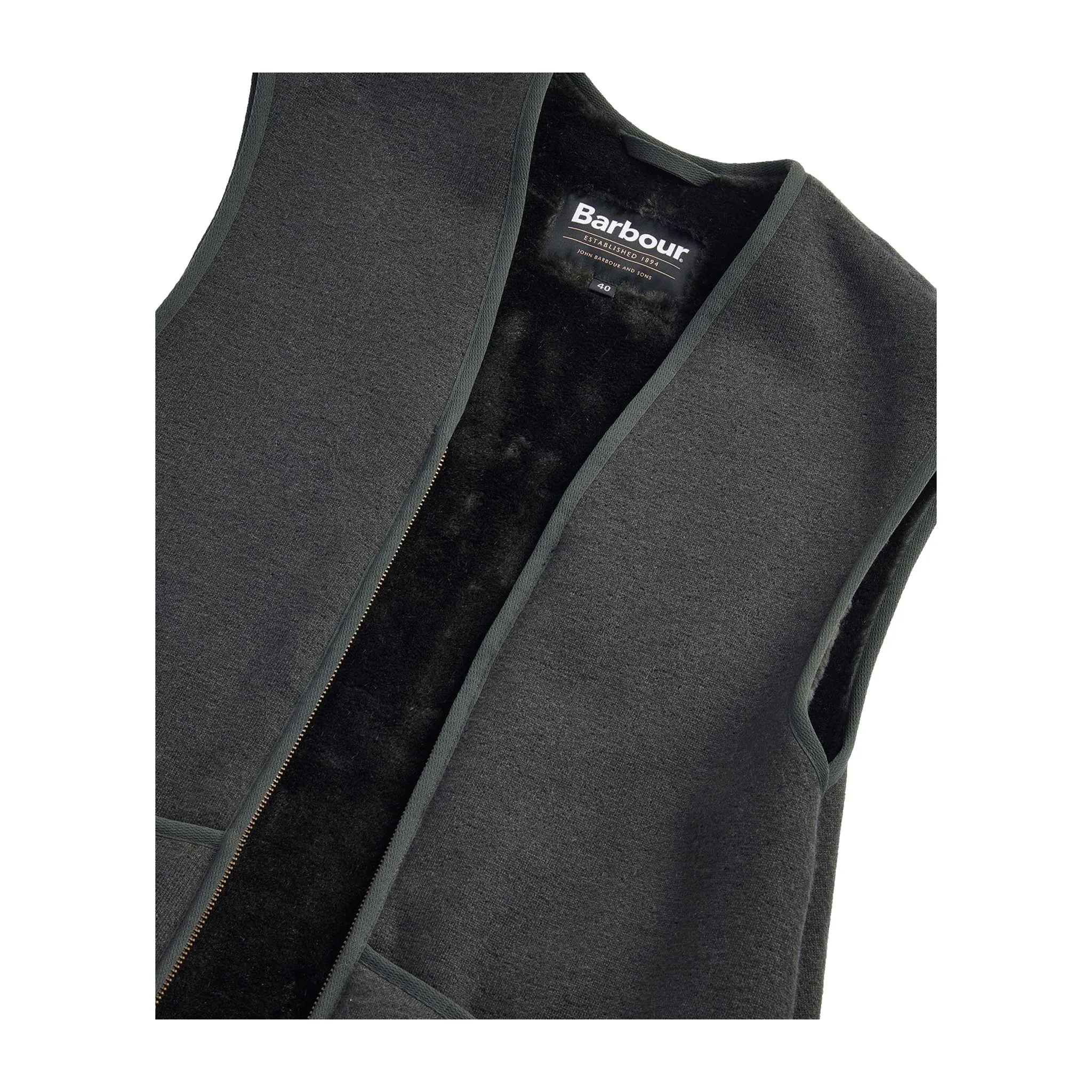 Gilet Uomo Verde in pile