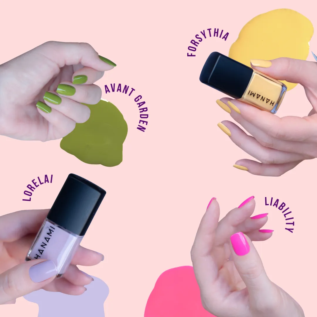 Hanami Nail Polish | Kokomo Mini Pack 4 x 9ml