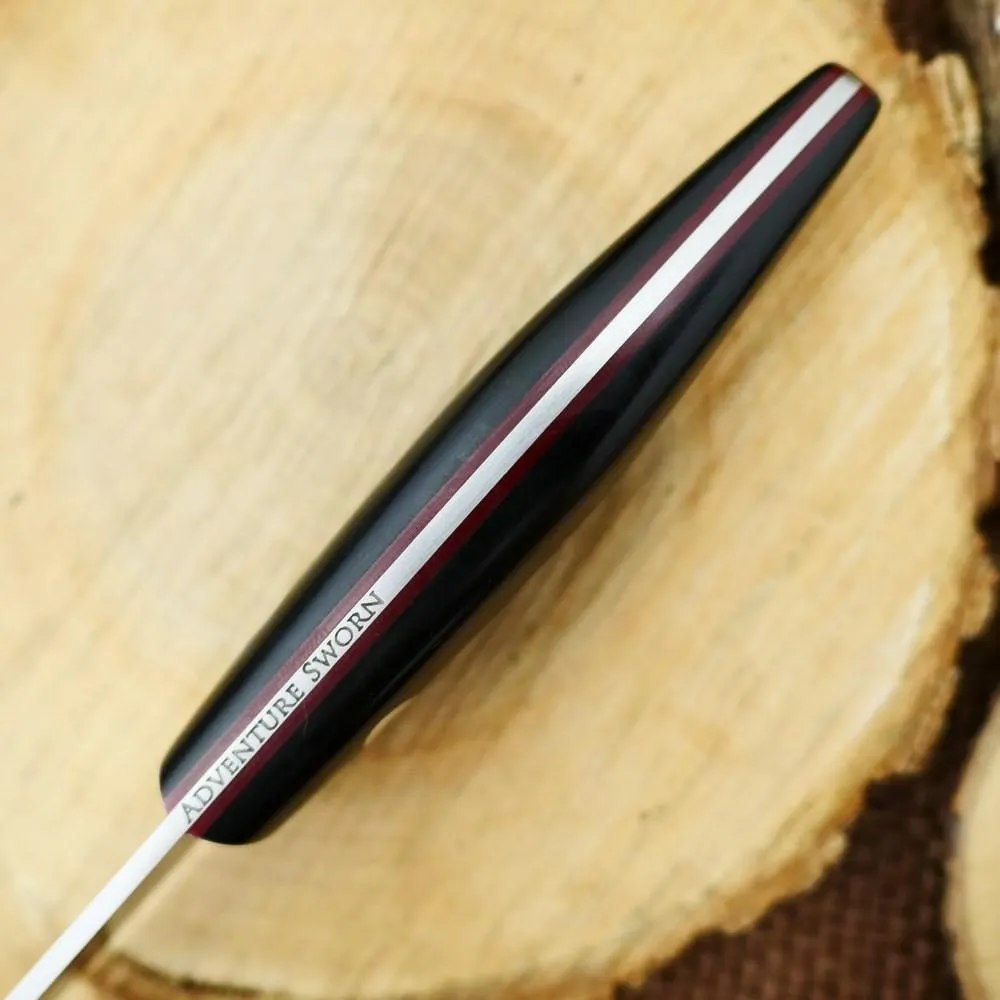 Hiker: Black Richlite & Red G10
