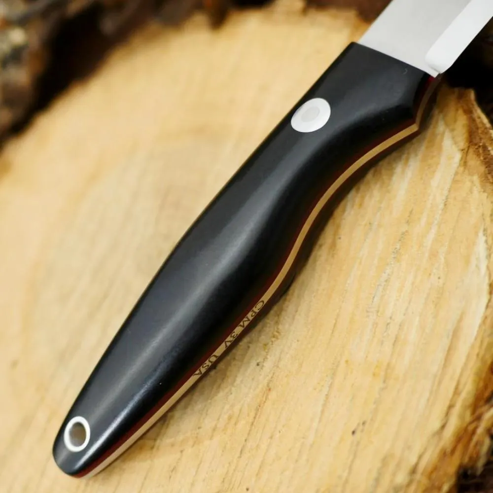 Hiker: Black Richlite & Red G10