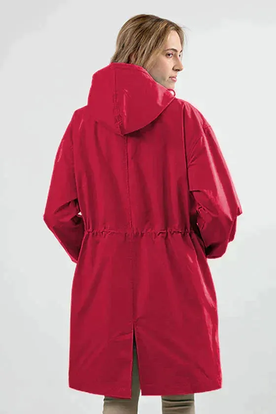 Hooded Button Jas