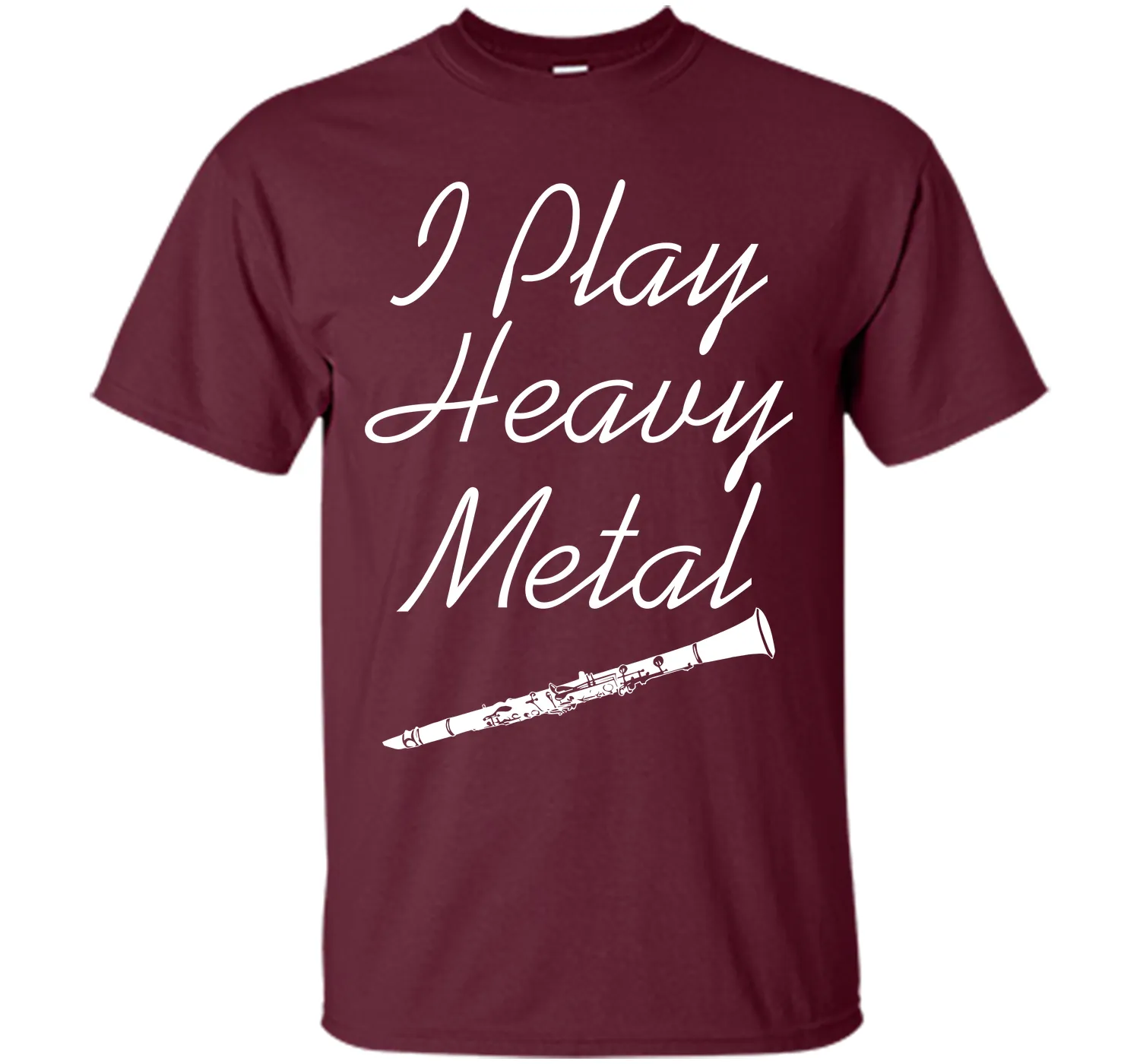 I Play Heavy Metal Funny Clarinet T-shirt T-Shirt