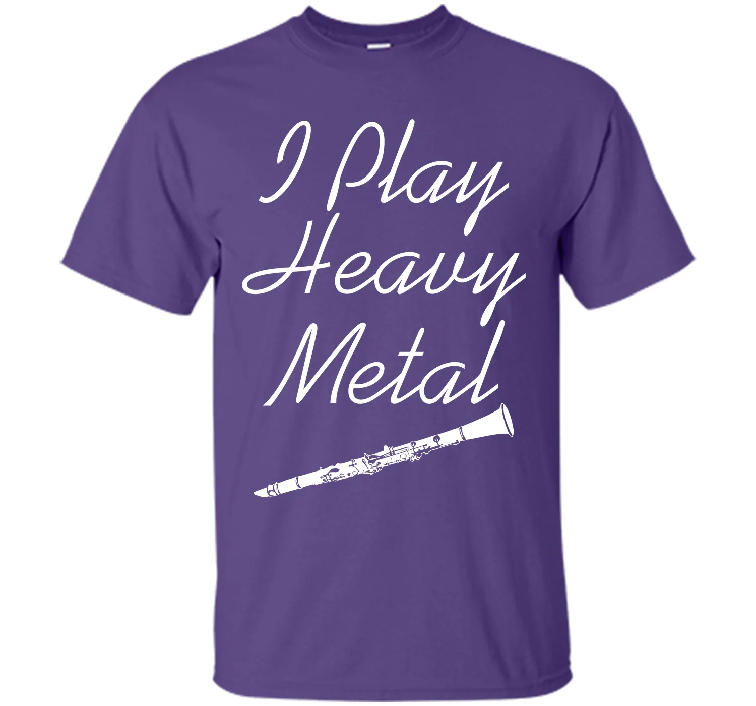 I Play Heavy Metal Funny Clarinet T-shirt T-Shirt