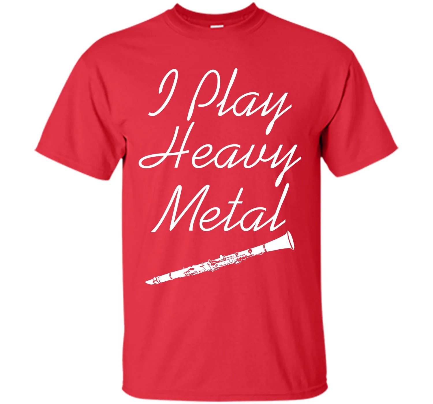I Play Heavy Metal Funny Clarinet T-shirt T-Shirt