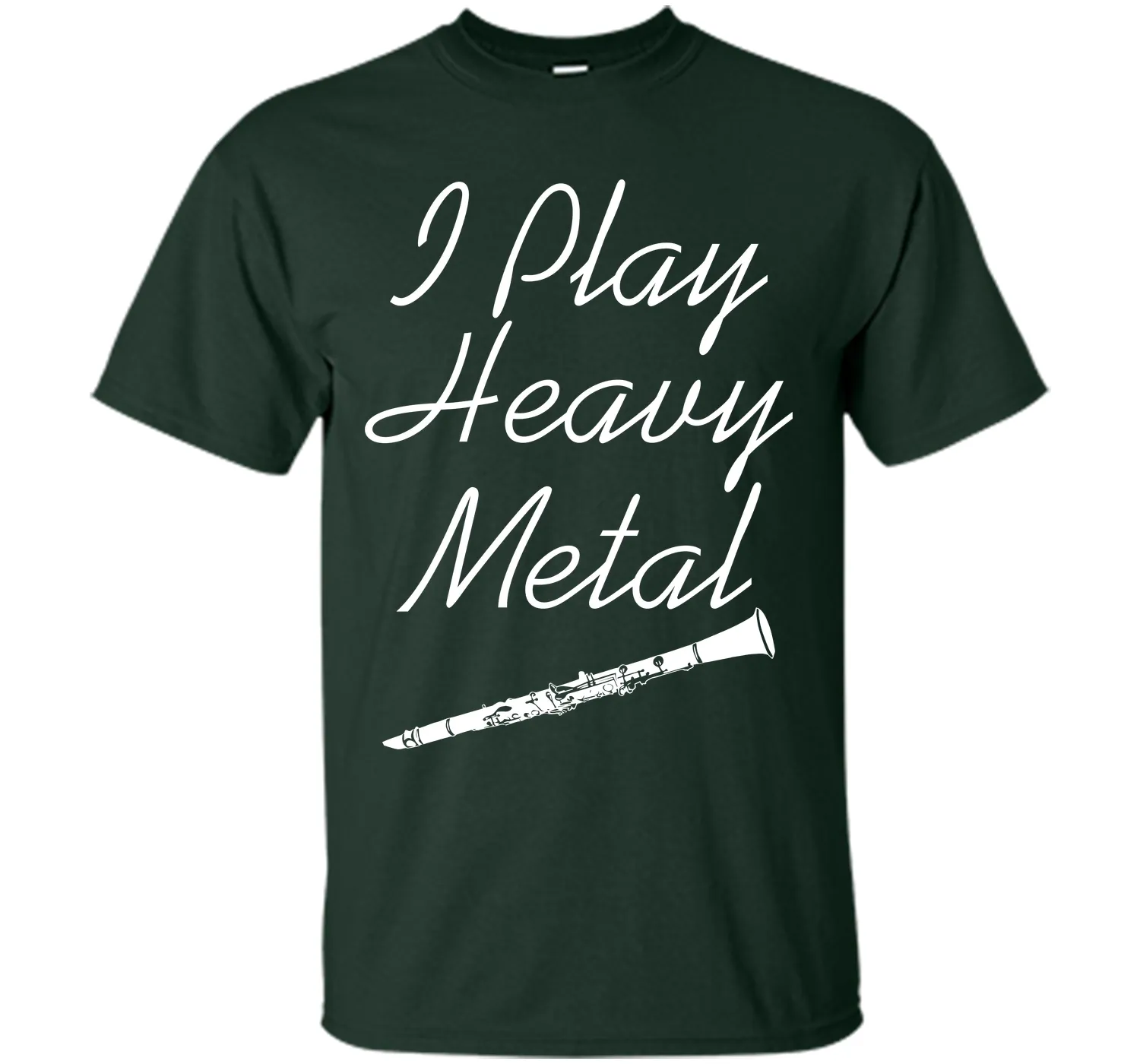 I Play Heavy Metal Funny Clarinet T-shirt T-Shirt
