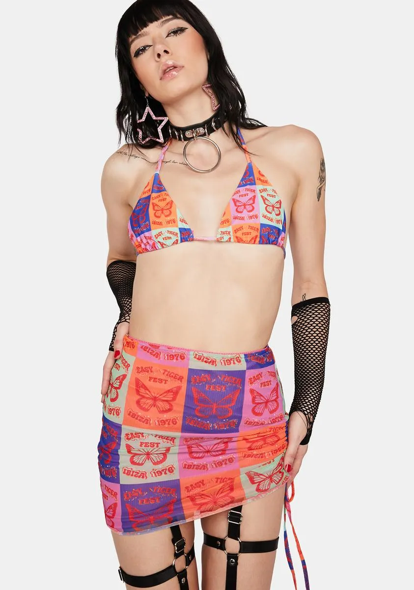 Ibiza Fest Mini Skirt