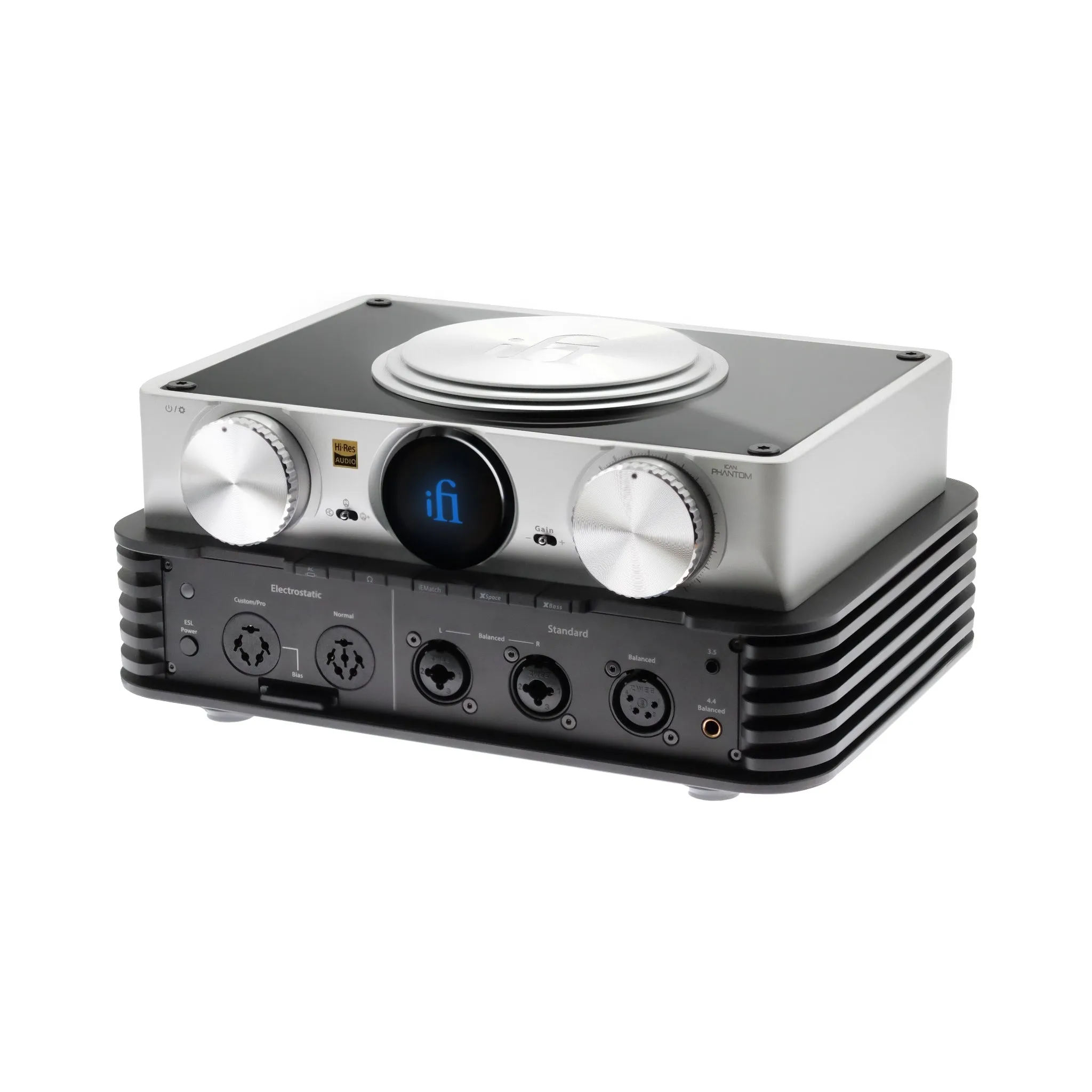 iFi iCAN Phantom | Hybrid Tube Conventional and Electrostatic Headphone Amplifier