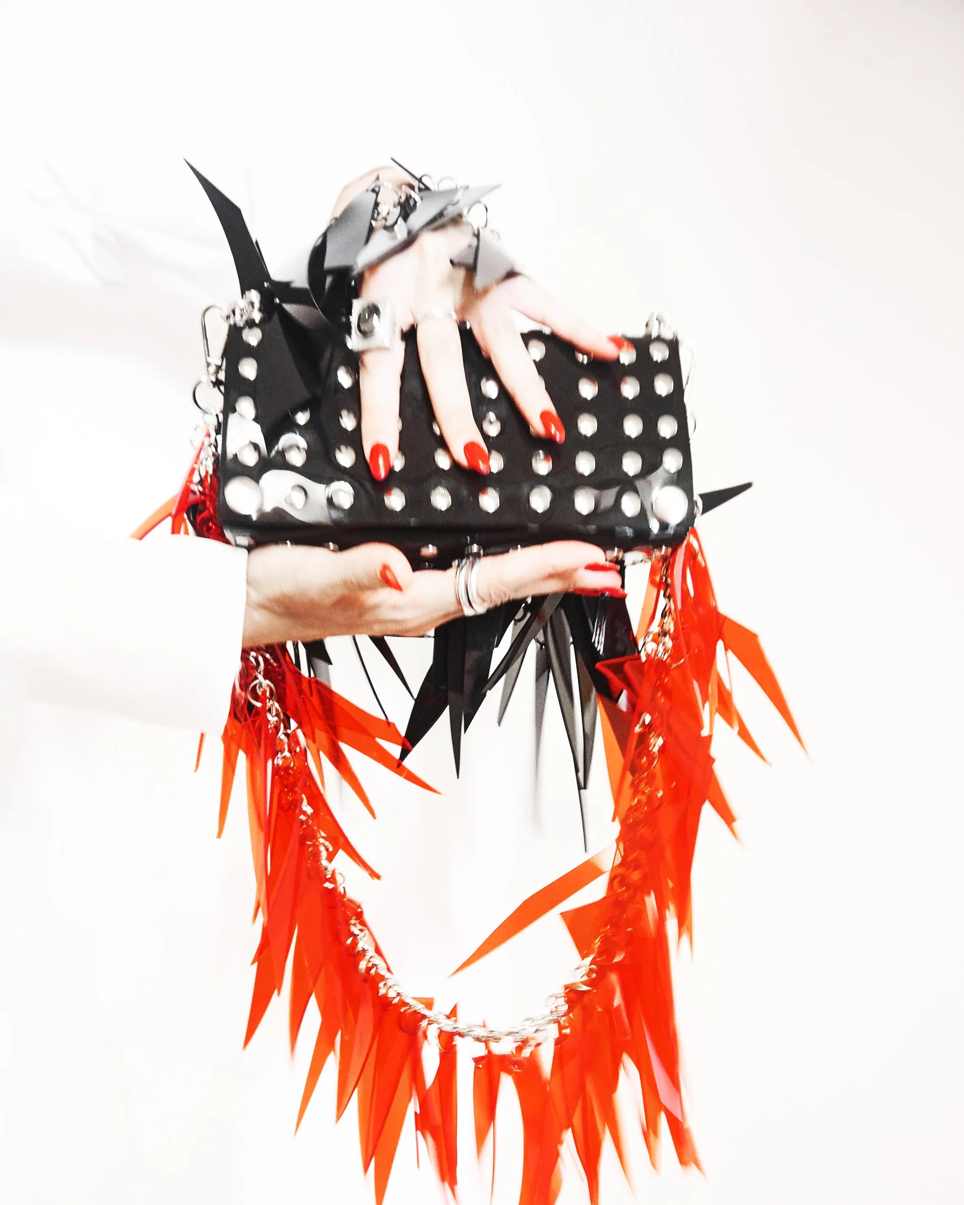 Jivomir Domoustchiev 'The Triangular' Tassel Purse handbag