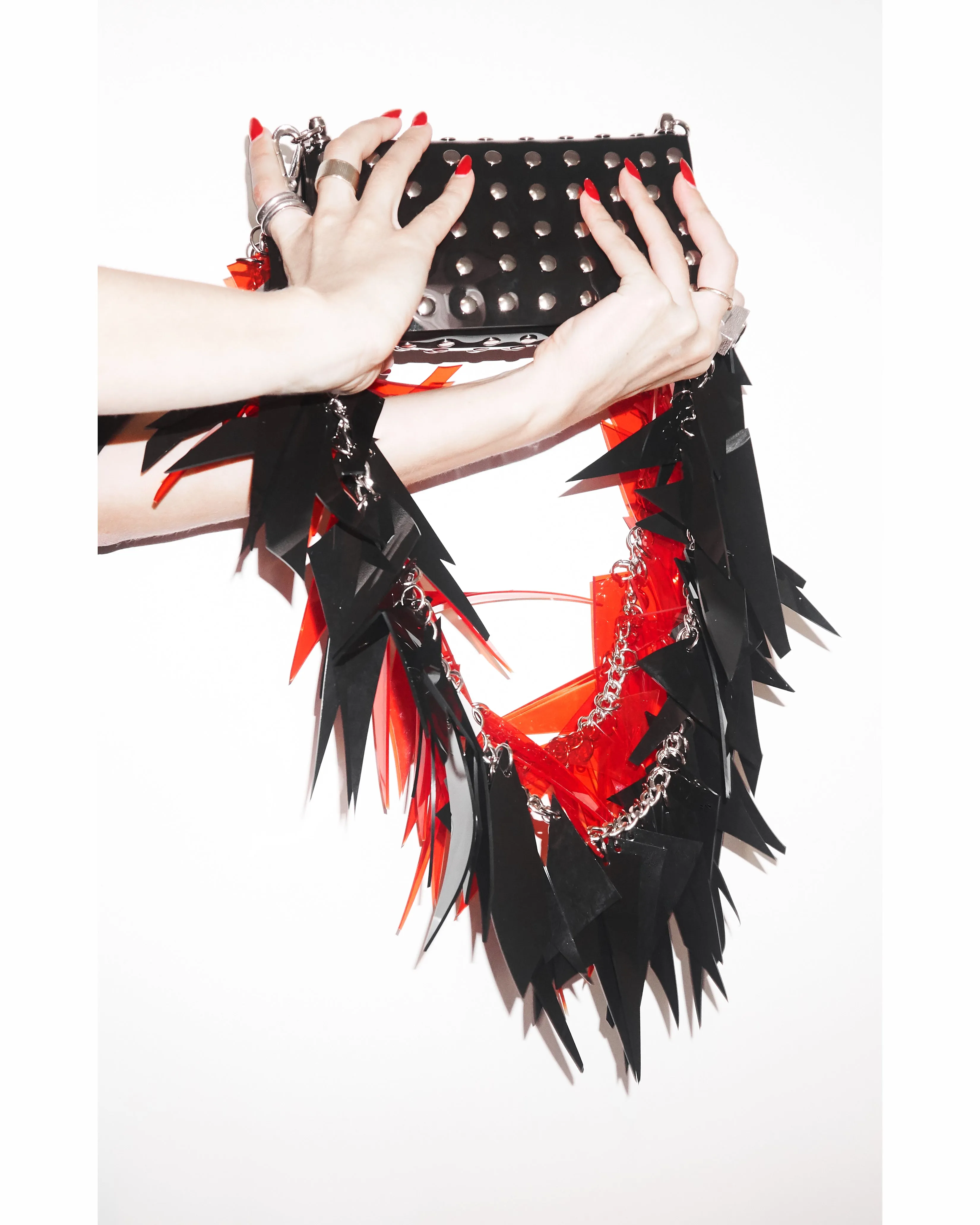 Jivomir Domoustchiev 'The Triangular' Tassel Purse handbag