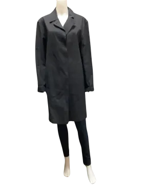 Kate Spade Women's Coat Macintosh Scottland Black Size: L