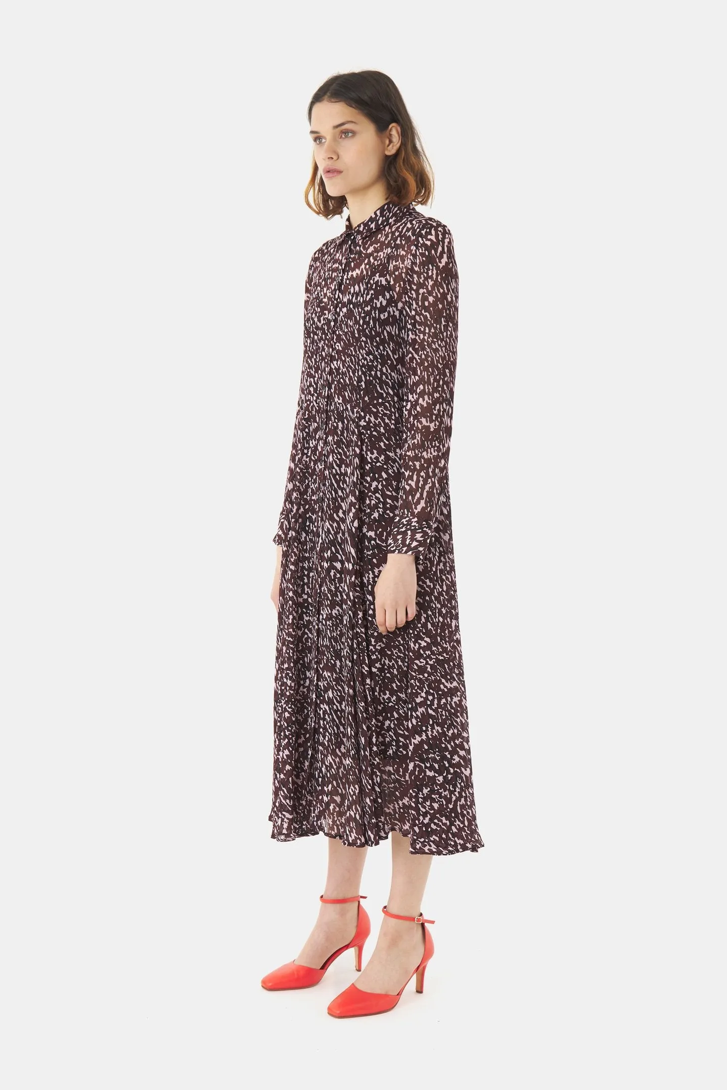 Kate Sylvester Conor Shirt Dress - Black Espresso