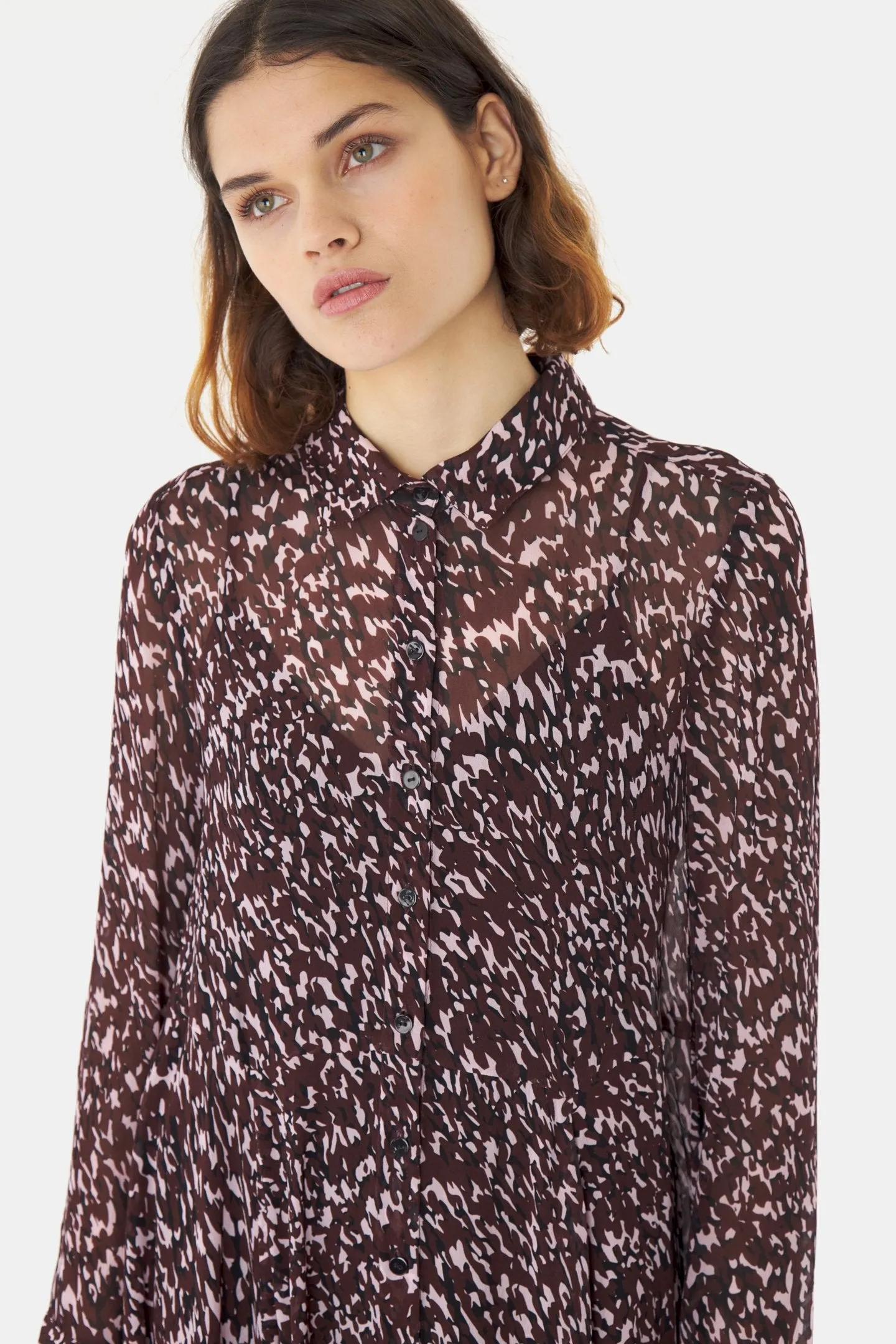 Kate Sylvester Conor Shirt Dress - Black Espresso