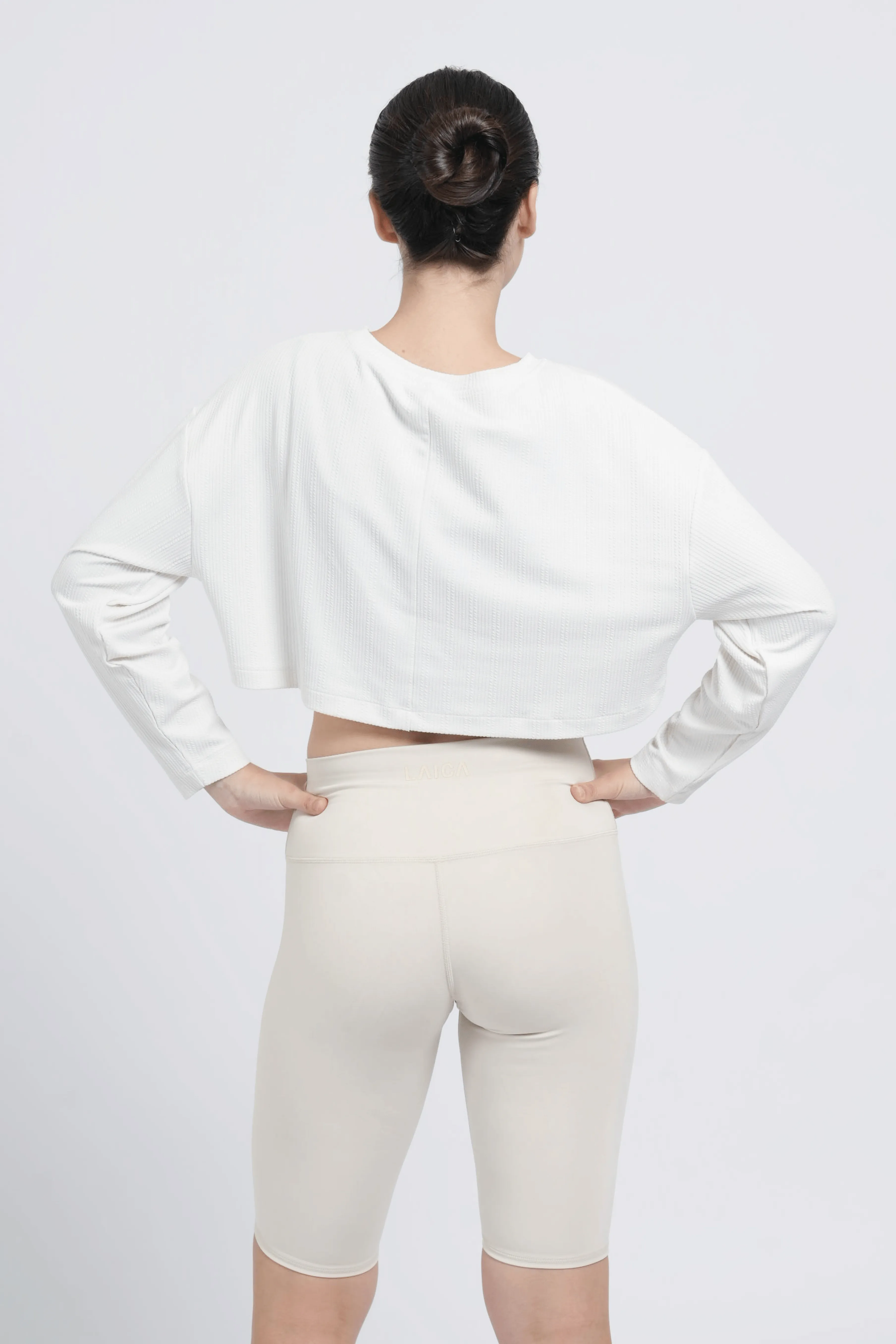 LAICA Crop Sweatshirt - Bone