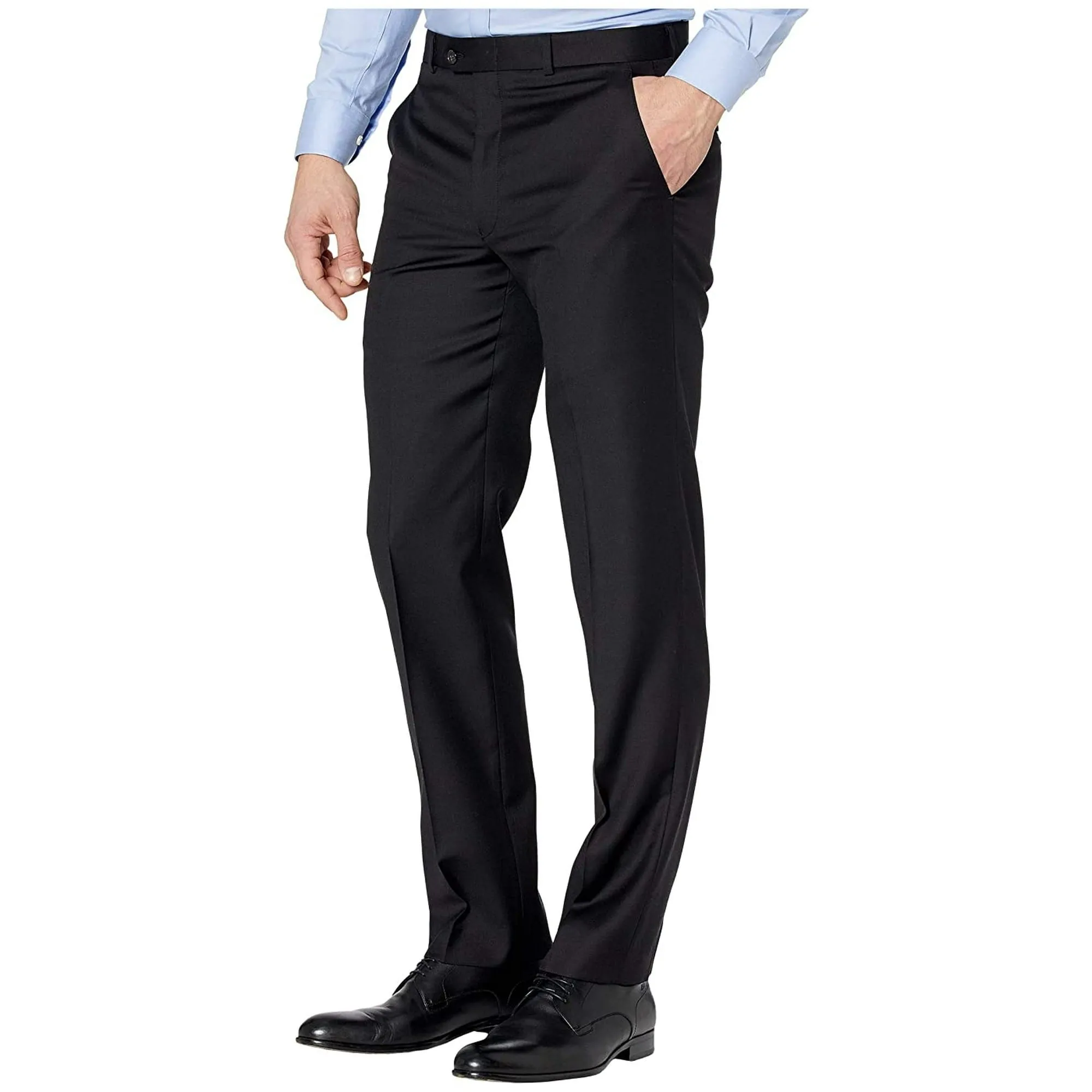 Lauren Ralph Lauren Mens Classic fit Dress Pants 36 / 30 Black Solid