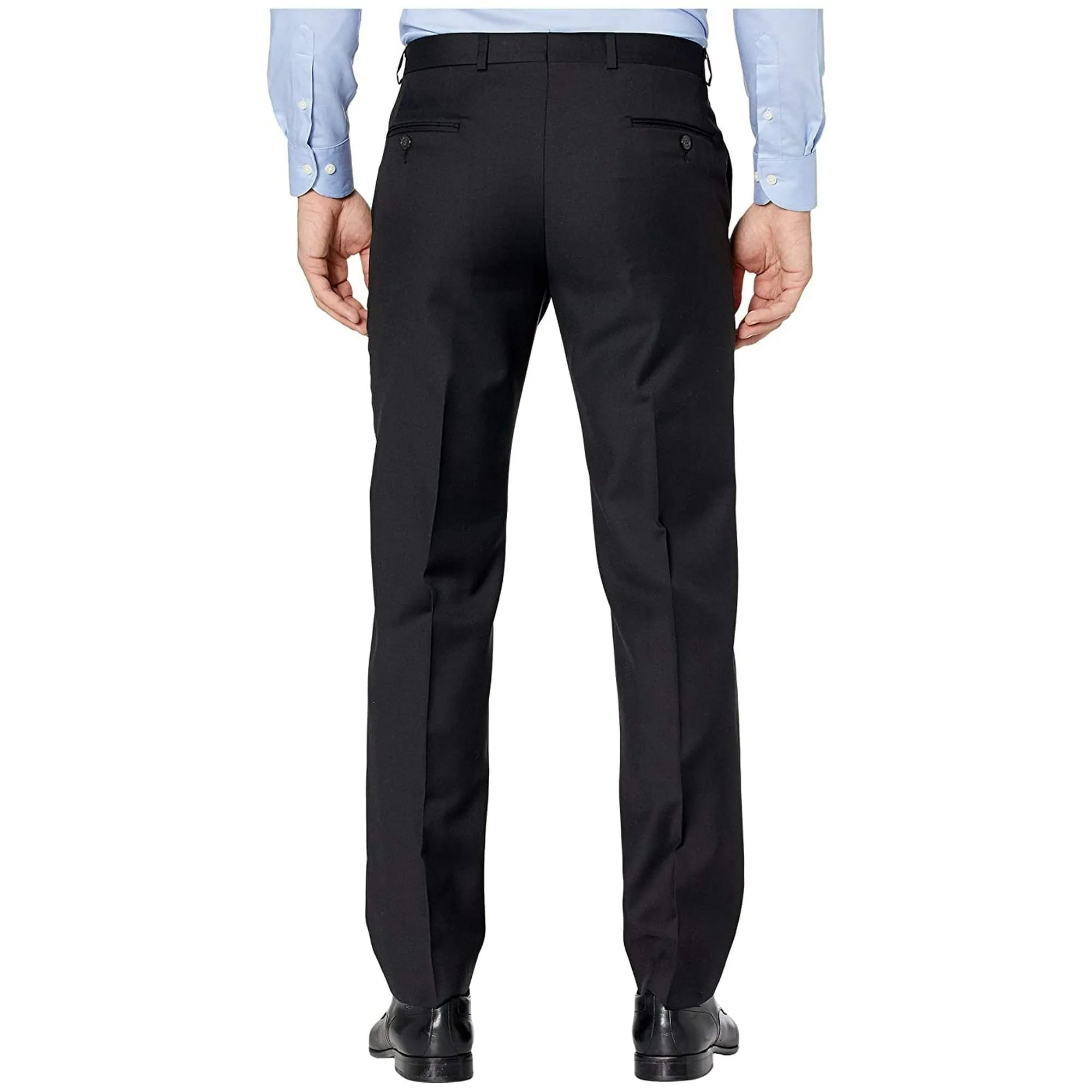 Lauren Ralph Lauren Mens Classic fit Dress Pants 36 / 30 Black Solid