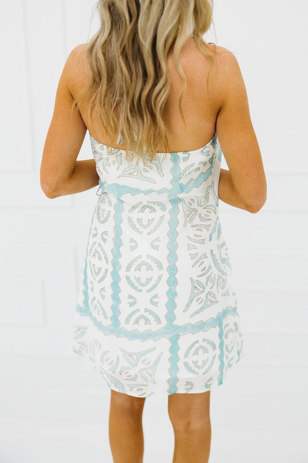 Leni Mini Dress - Blue