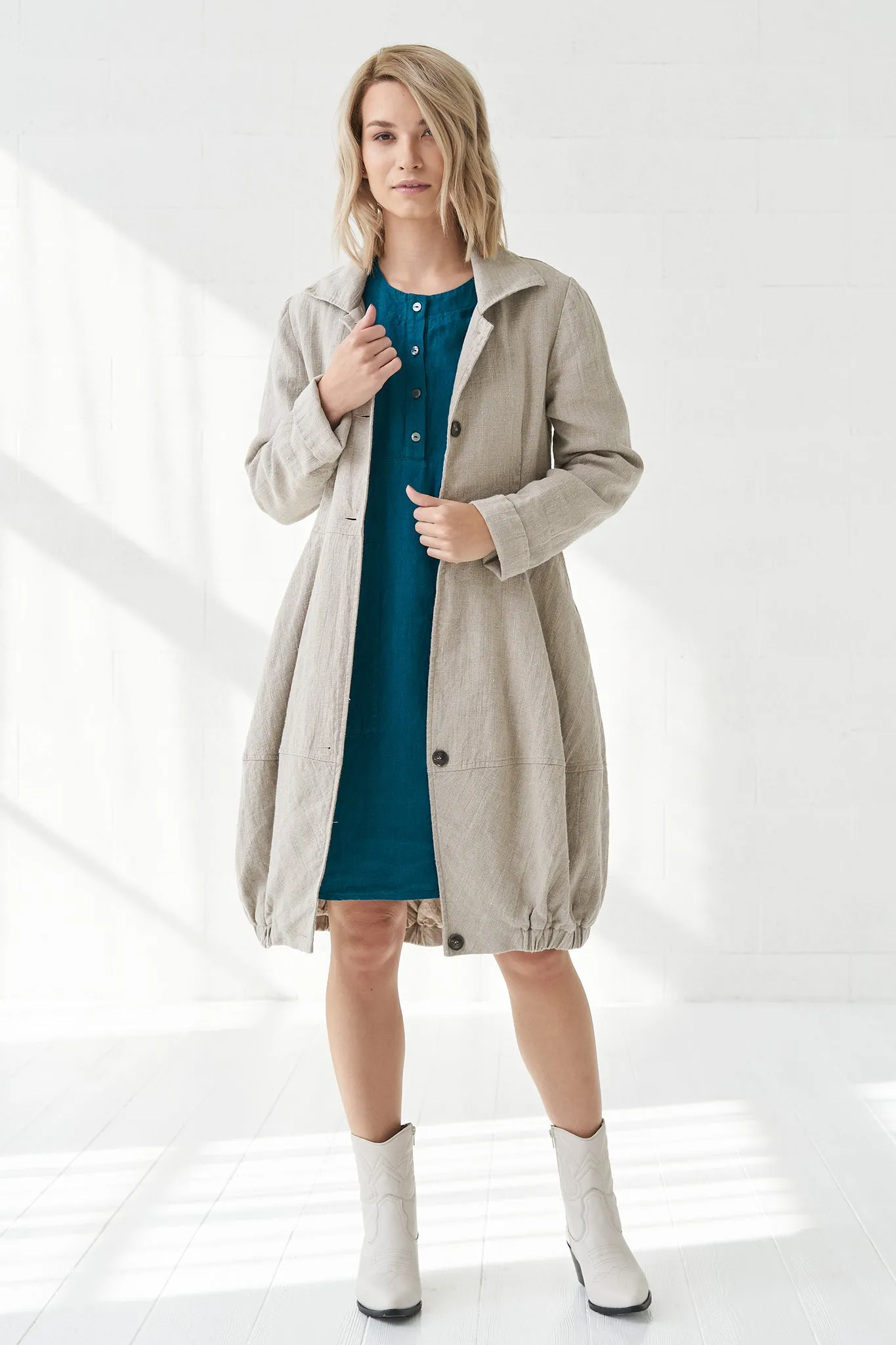 Linen coat for all seasons