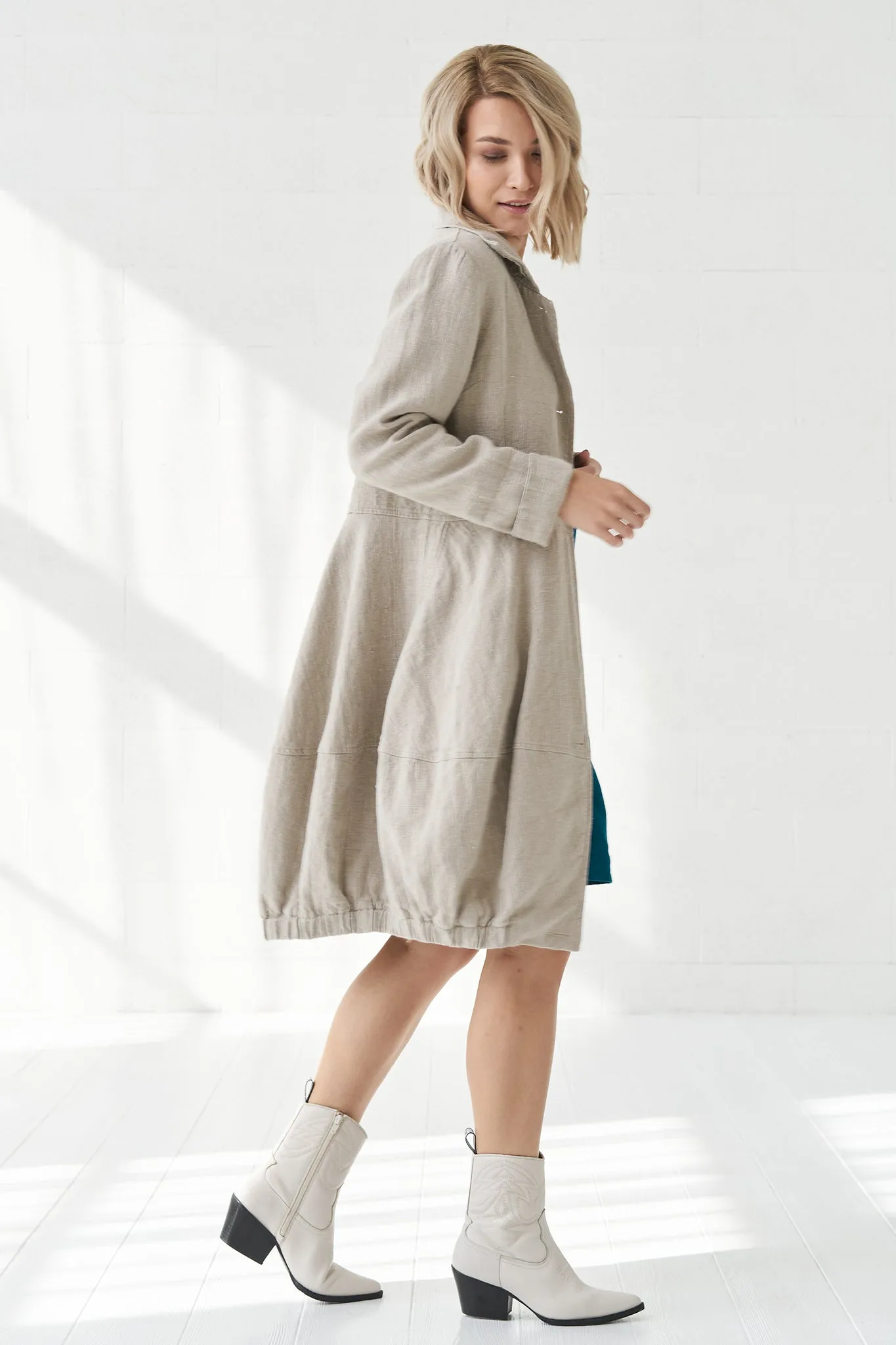 Linen coat for all seasons