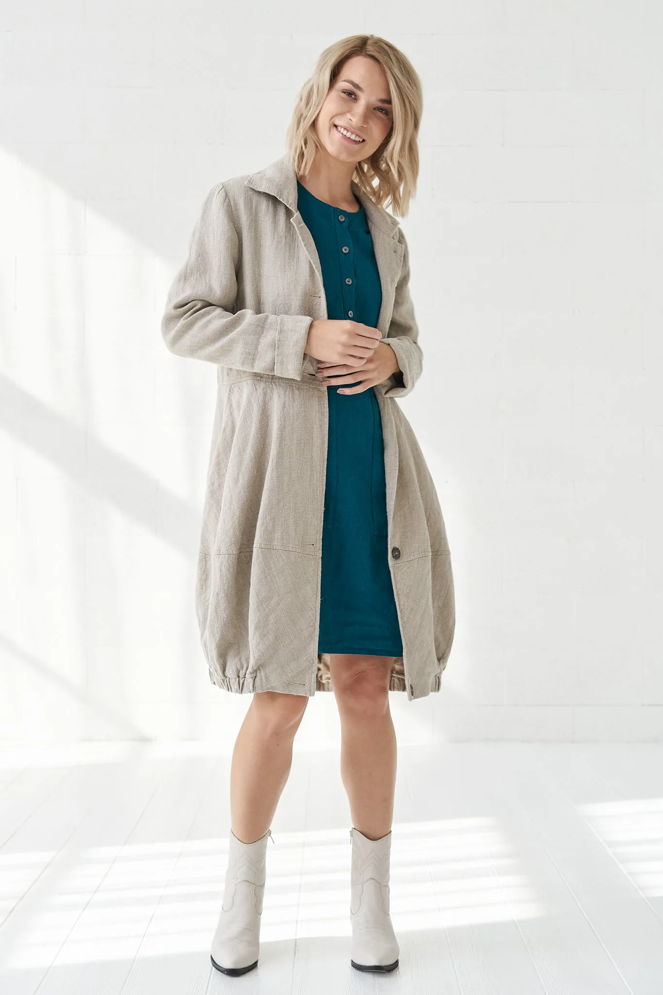 Linen coat for all seasons