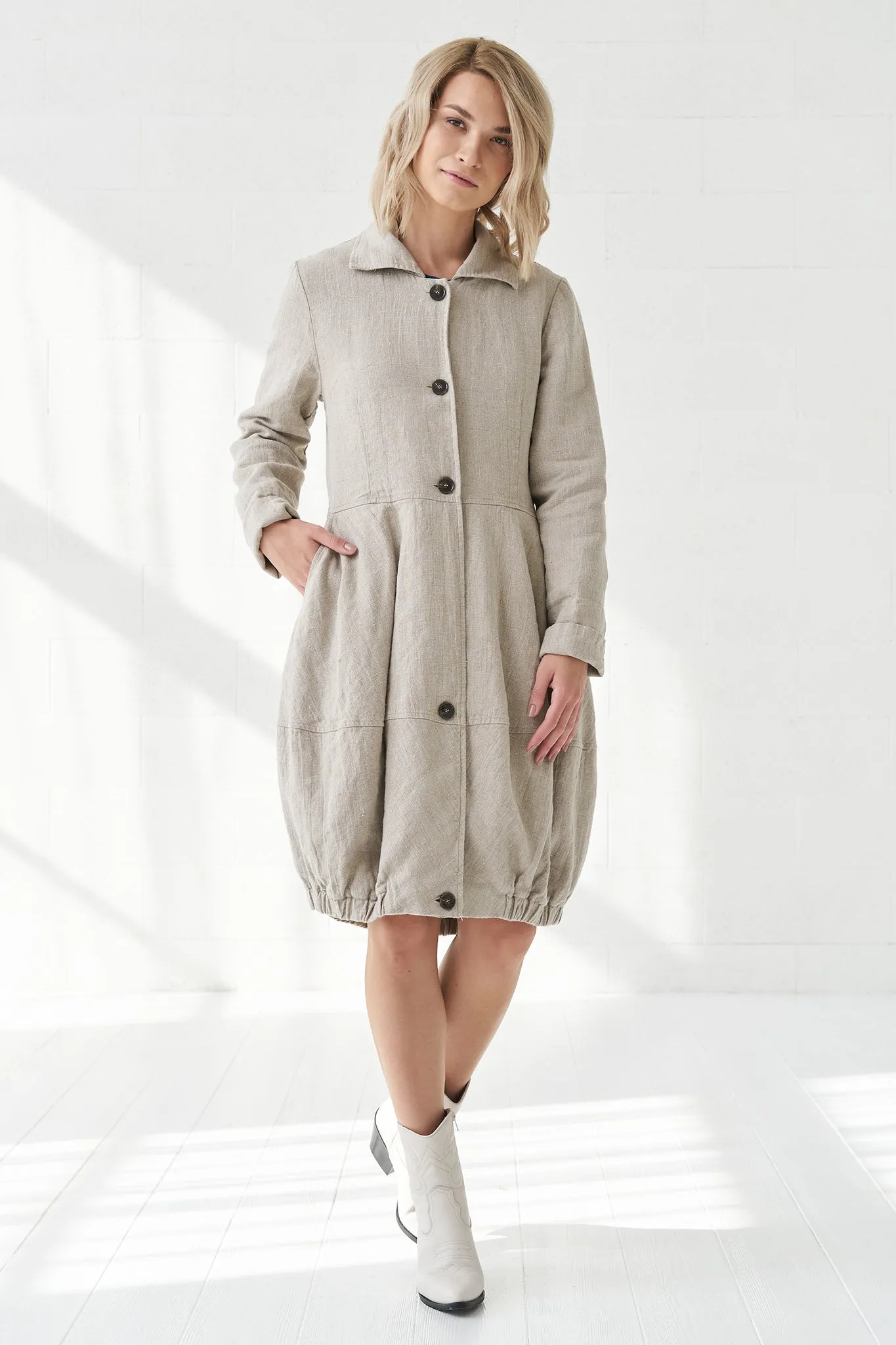 Linen coat for all seasons