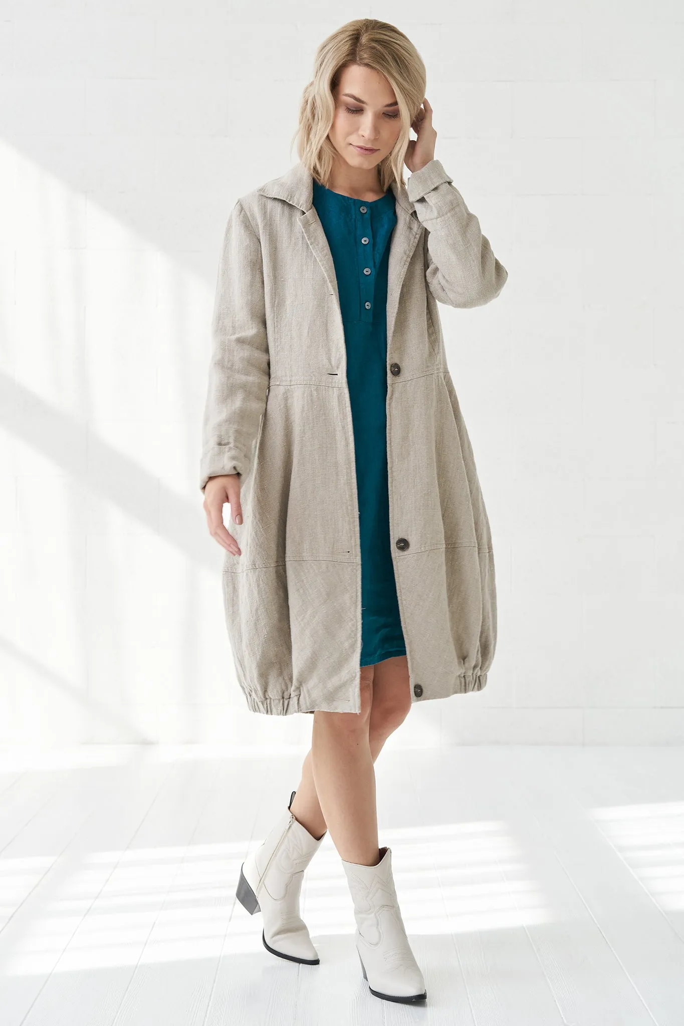 Linen coat for all seasons