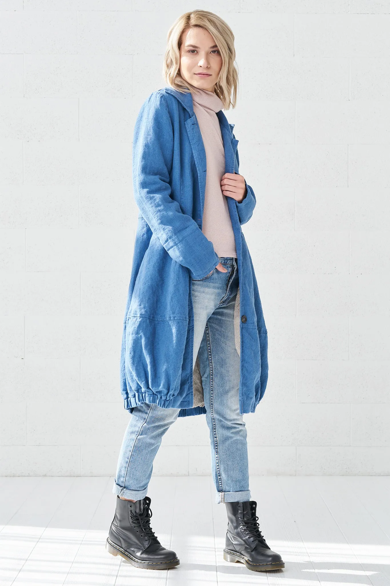 Linen coat for all seasons