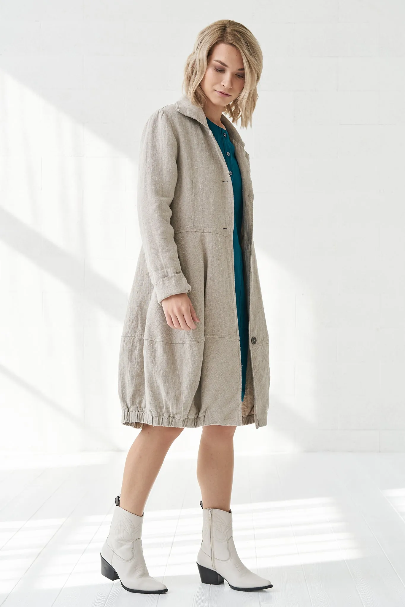Linen coat for all seasons