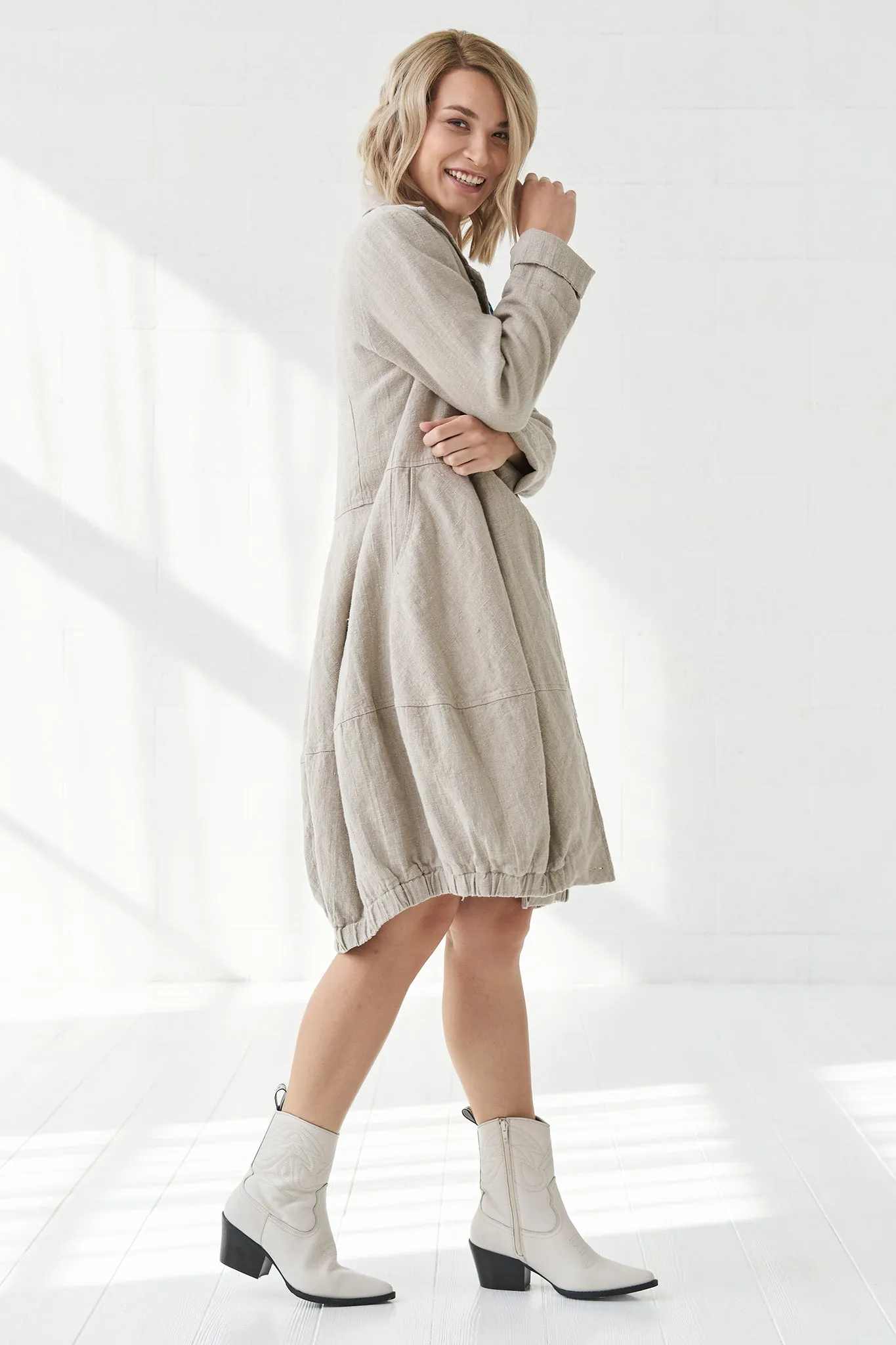 Linen coat for all seasons